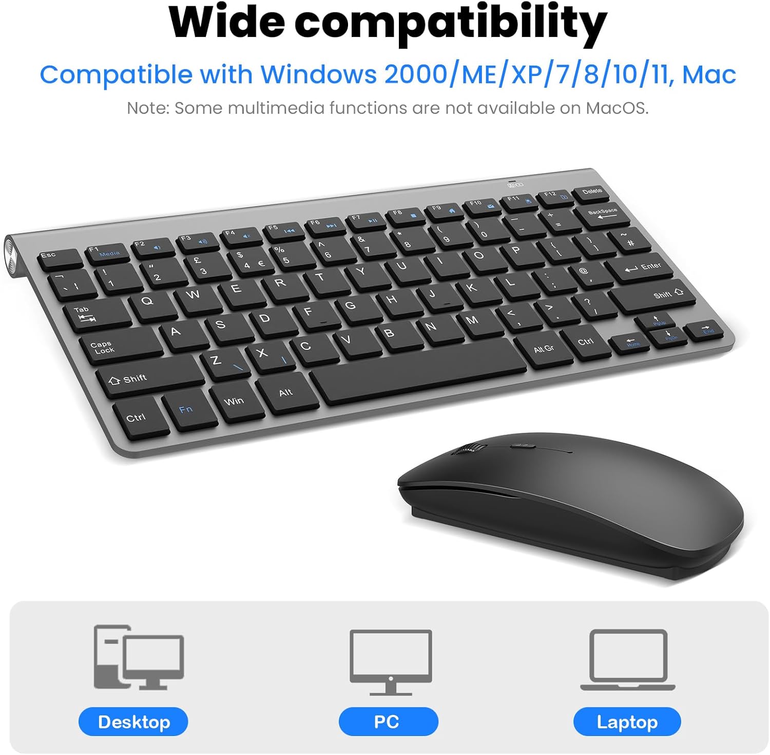 Thumbnail 5 de PINKCAT Mini Wireless Keyboard and Mouse