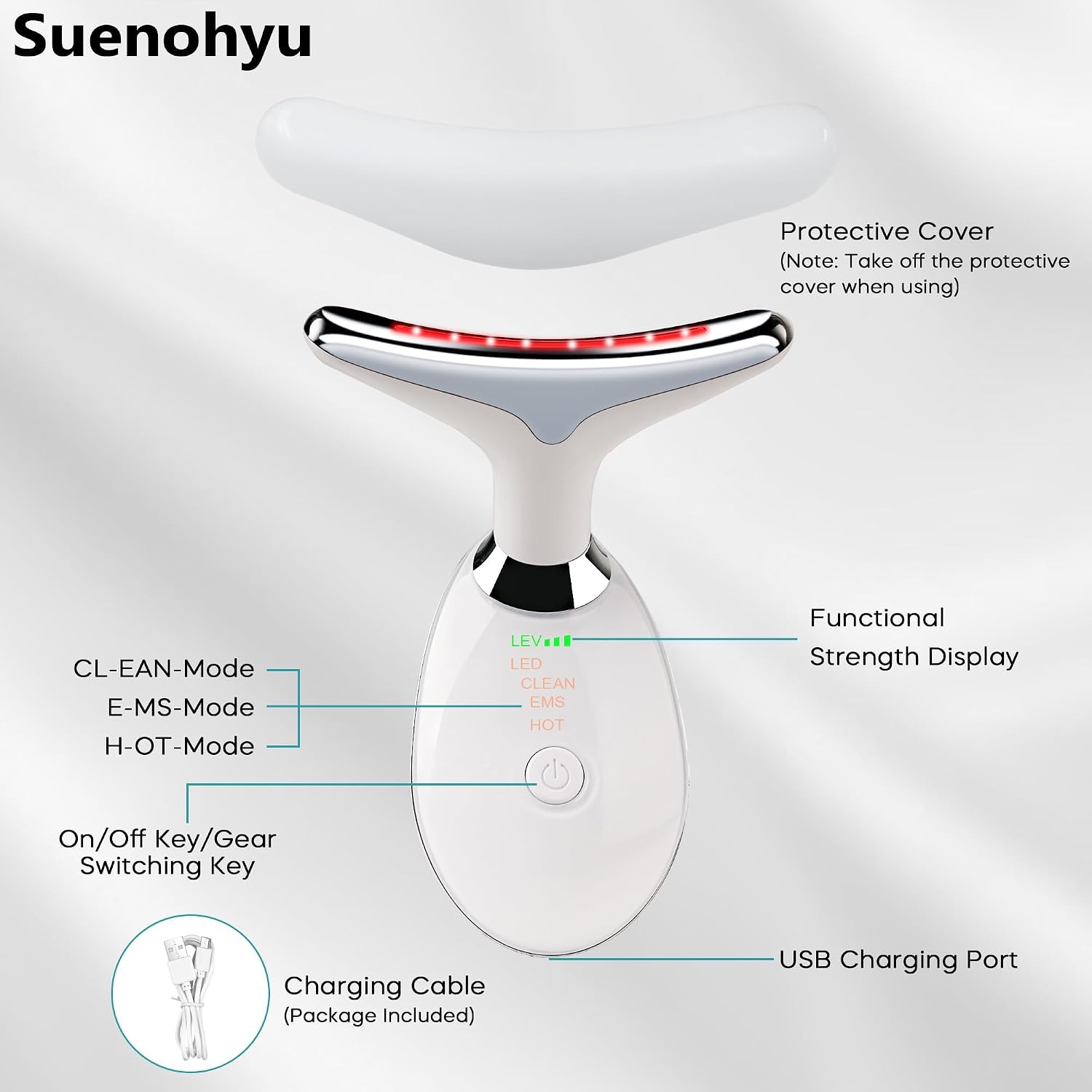 Thumbnail 6 de 7-Color Red Light Facial Wand