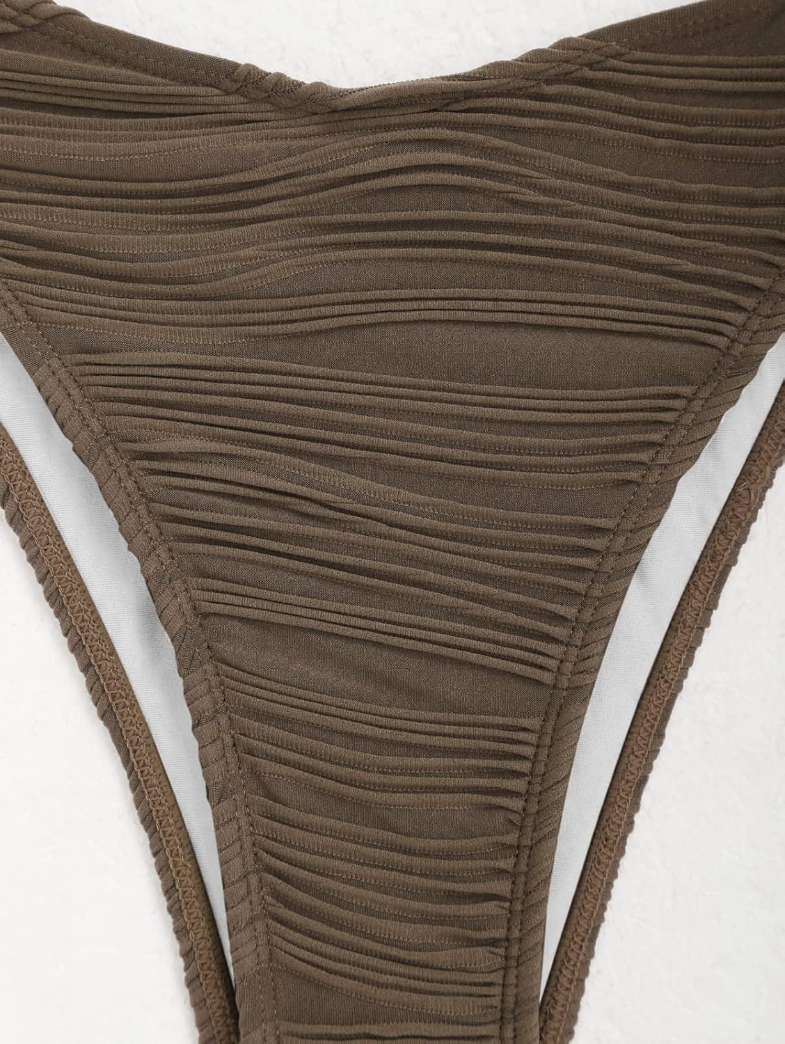 Thumbnail 6 de ZAFUL Women Strapless Textured Bandeau Bikini 2 Piece Swimwear