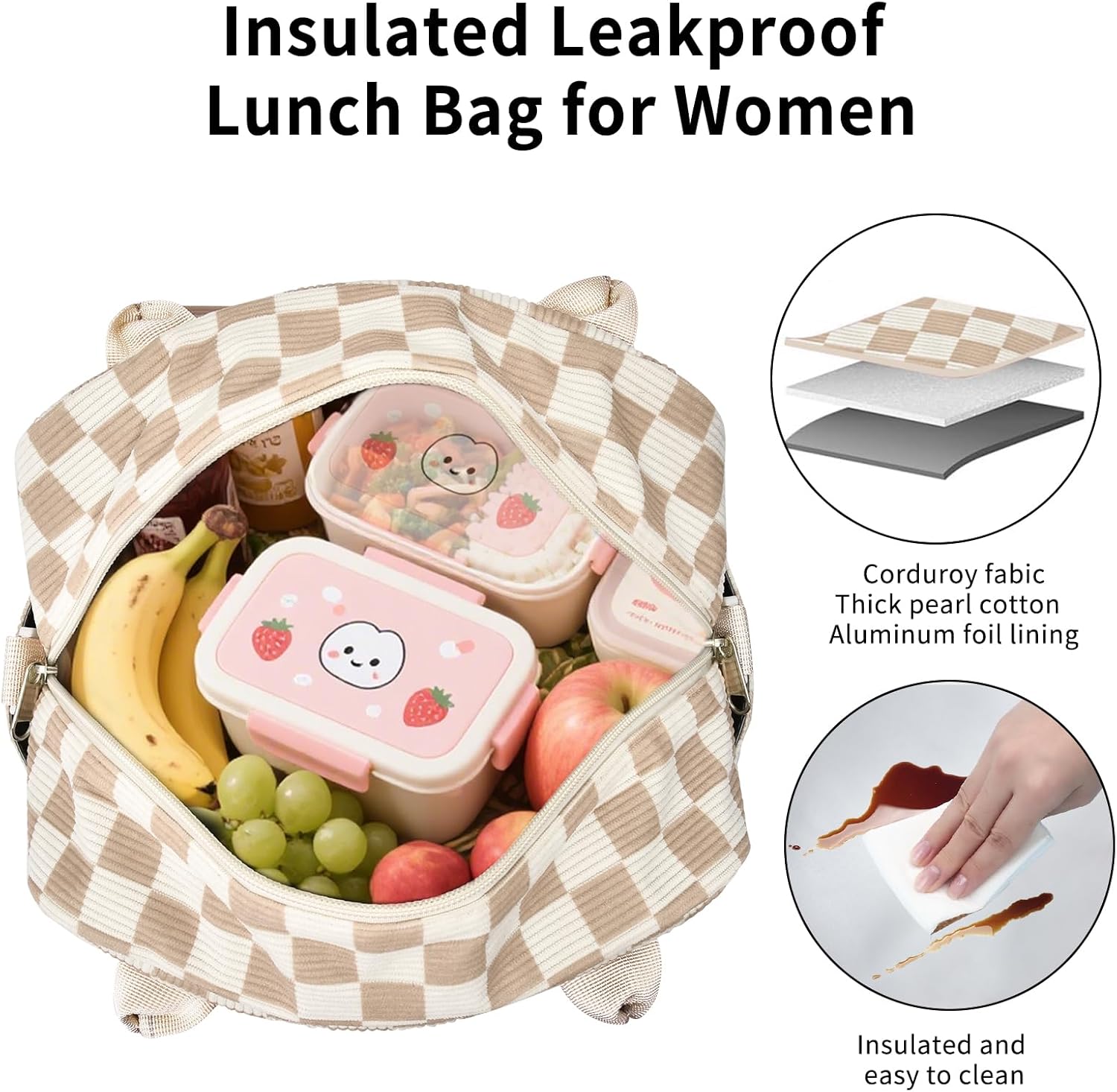 Thumbnail 4 de OYLOLA Lunch Bag 11.3" Insulated Tote