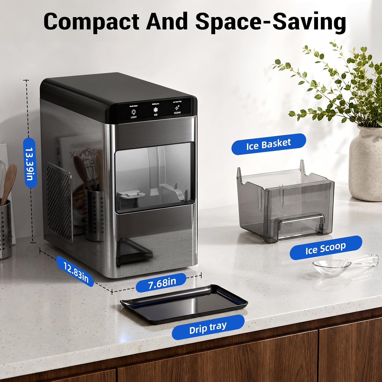 Thumbnail 6 de Antarctic Star CB24M-C Nugget Ice Maker, 35 lb Daily Output, Self-Cleaning