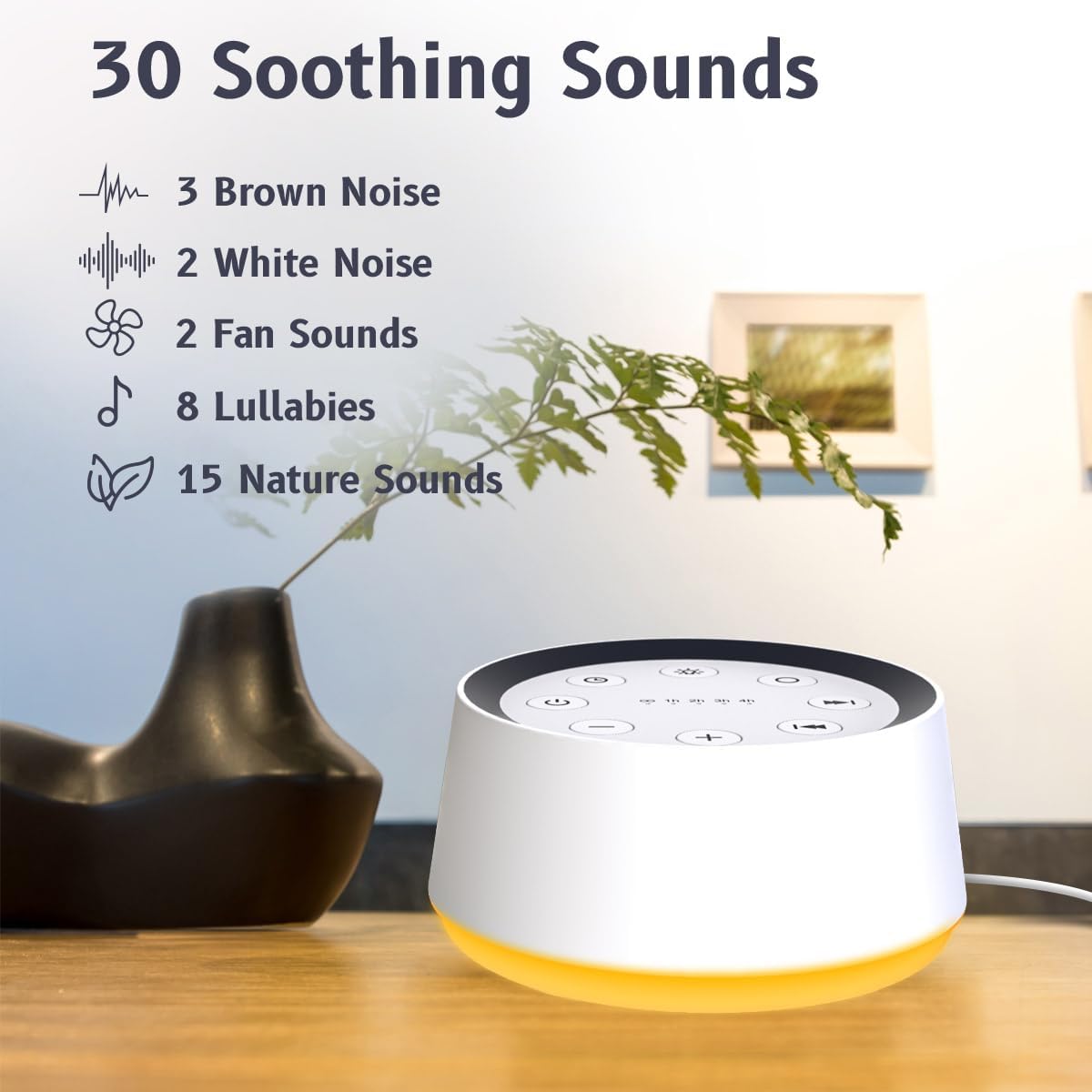 Detalle de BrownNoise White noise machine 30 sounds