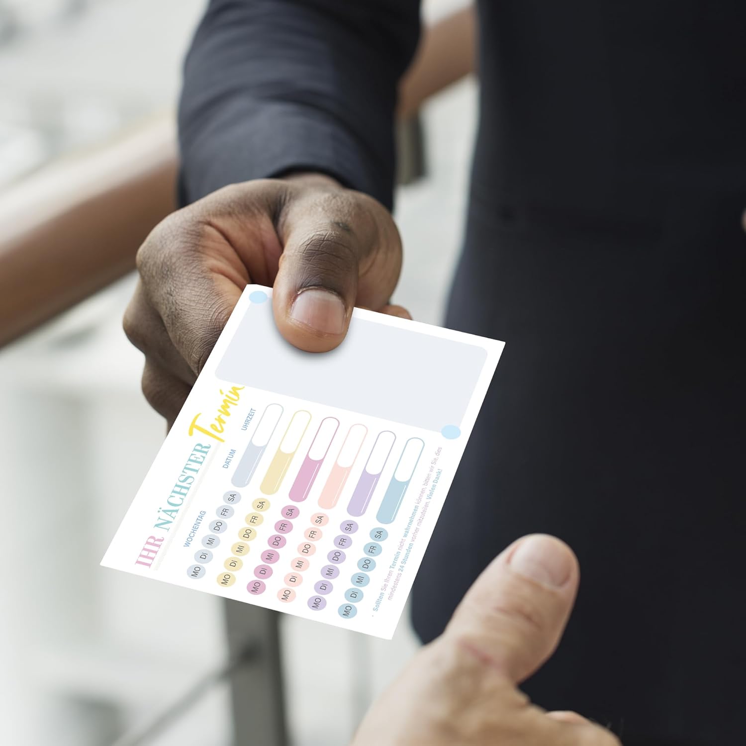 Thumbnail 6 de BIROYAL Terminzettel Praxis 2026 – 12 x Terminblock (DIN A7) mit 600 Terminzetteln