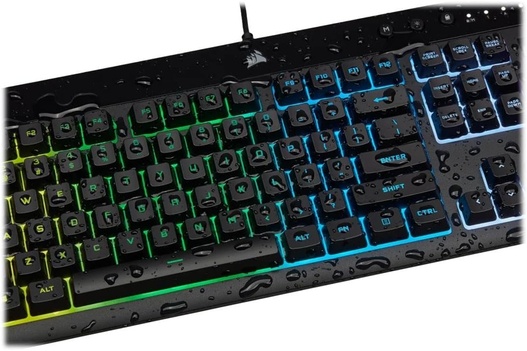Thumbnail 5 de Corsair K55 RGB PRO gamingtangentbord med membranknappar, RGB och sex makrotangenter