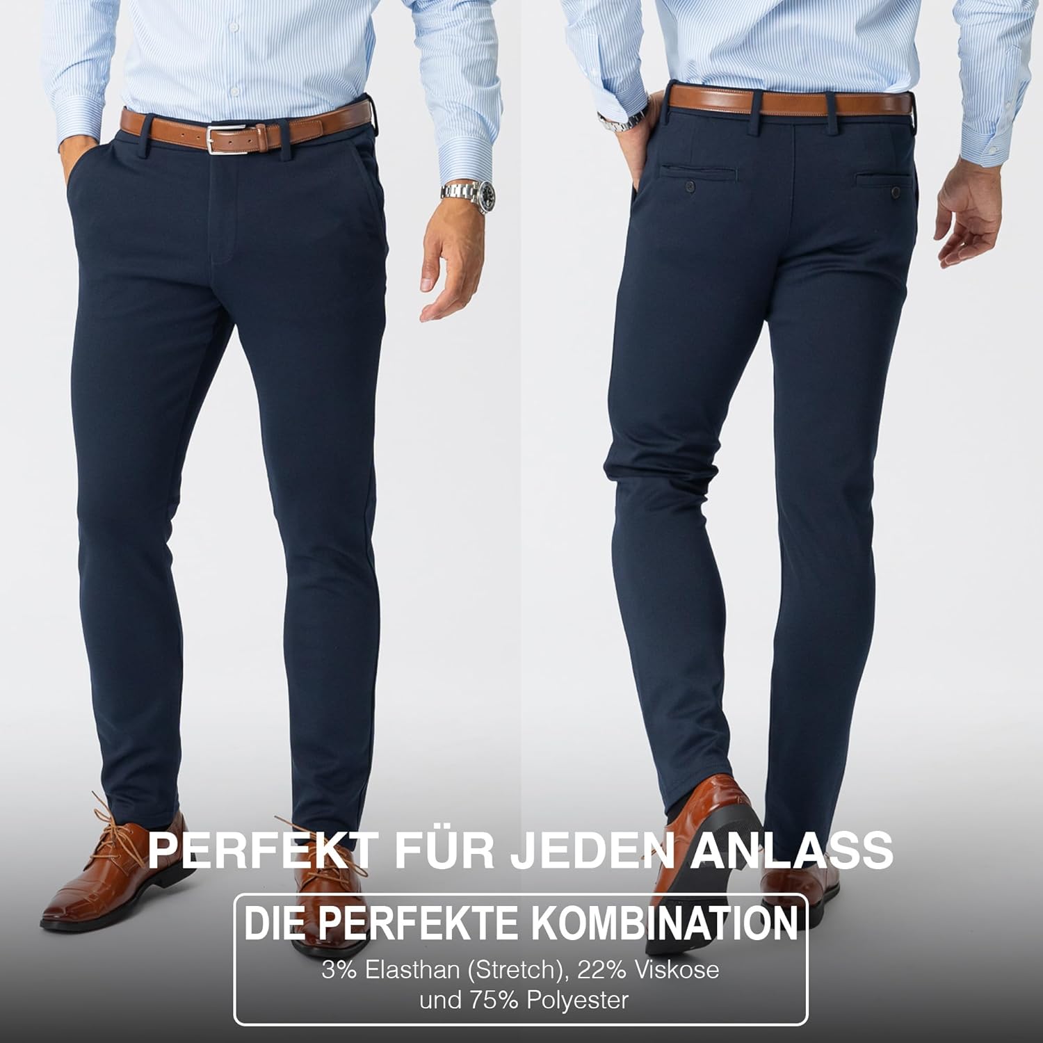 Thumbnail 4 de Performance Pants : Pantalon Stretch élégant pour homme – coupe ajustée et confort Premium