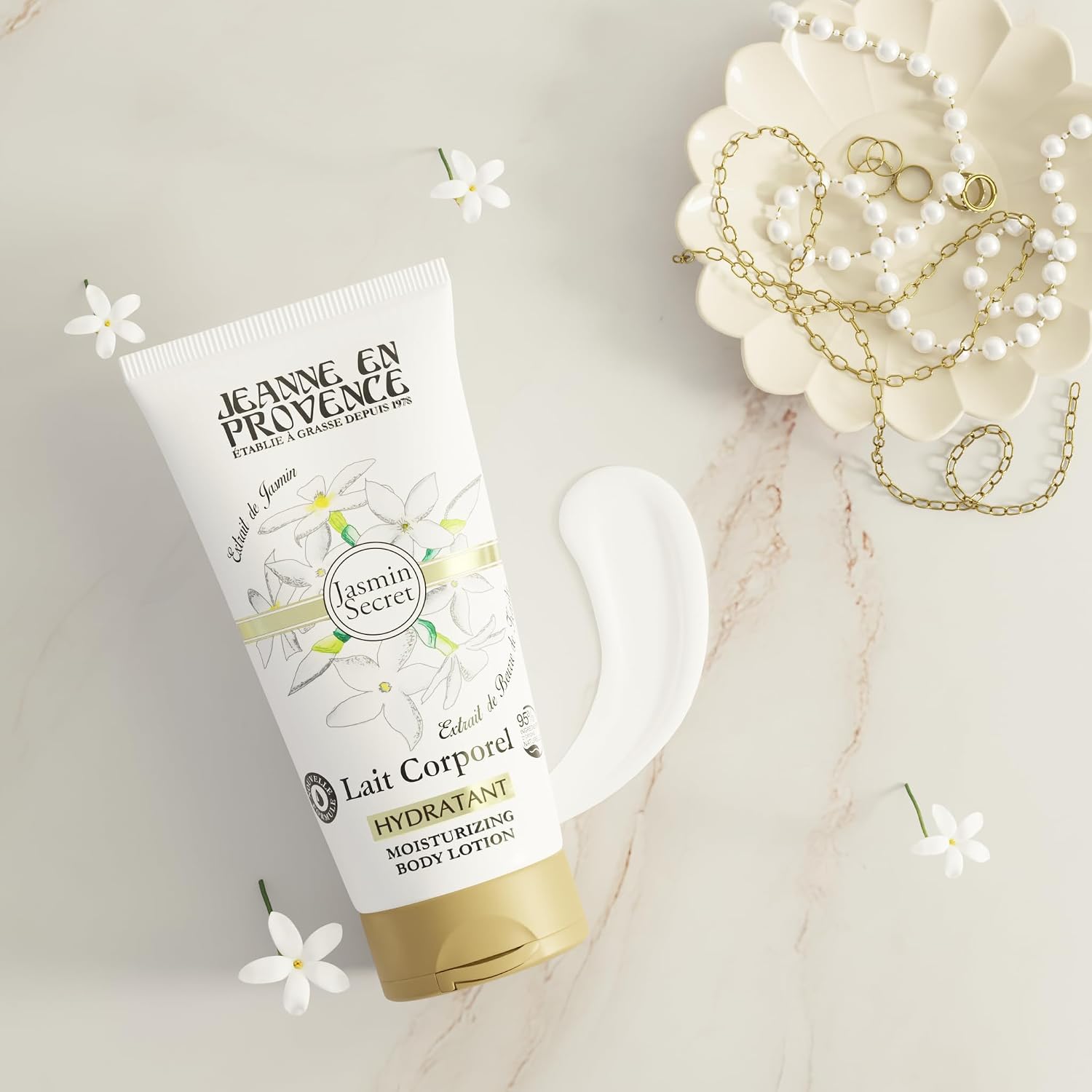 Thumbnail 1 de Jeanne en Provence kroppsmjölk, 200 ml – jasmin, sheasmör och 95 % naturligt ursprung