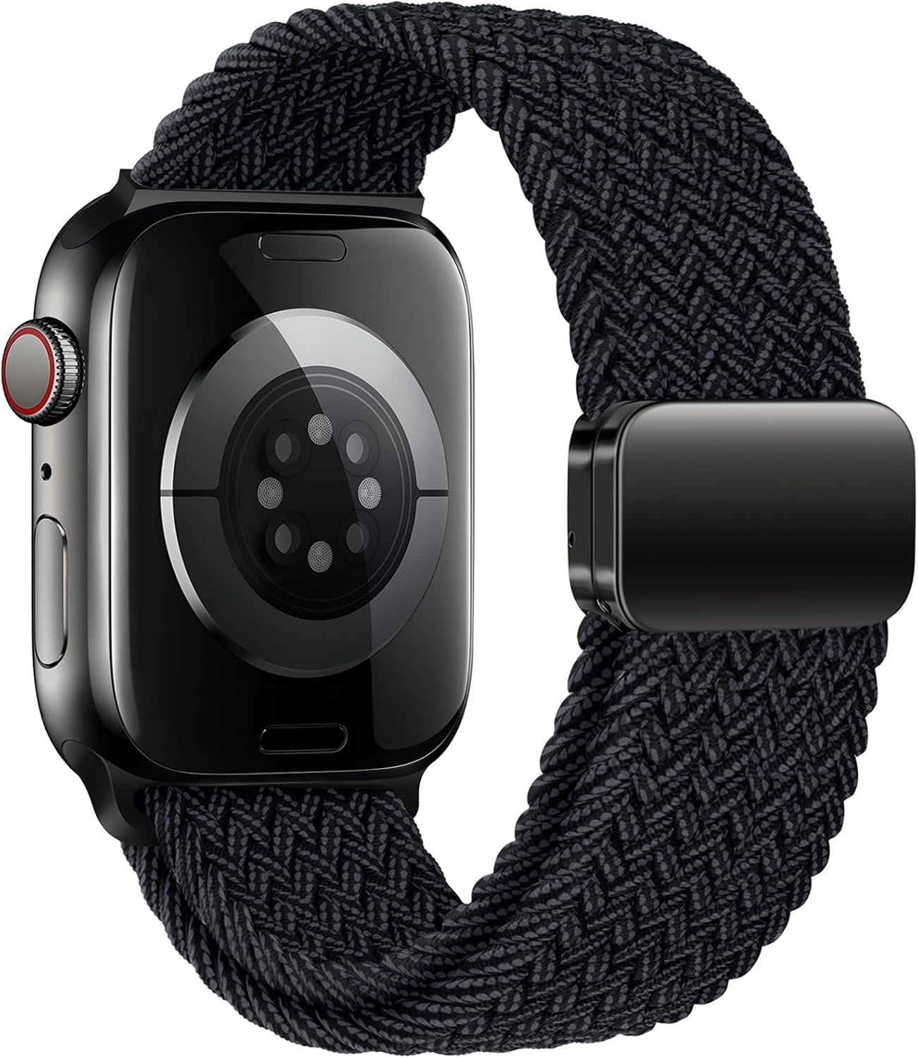 Detalle de Qimela FS129-05 Magnetic Braided Apple Watch Sport Loop, Recycled Polyamide