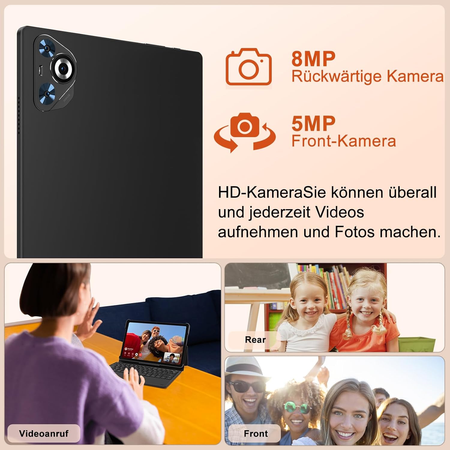 Thumbnail 4 de Dghrti 2026 Android Tablet 10 Zoll 8000 mAh