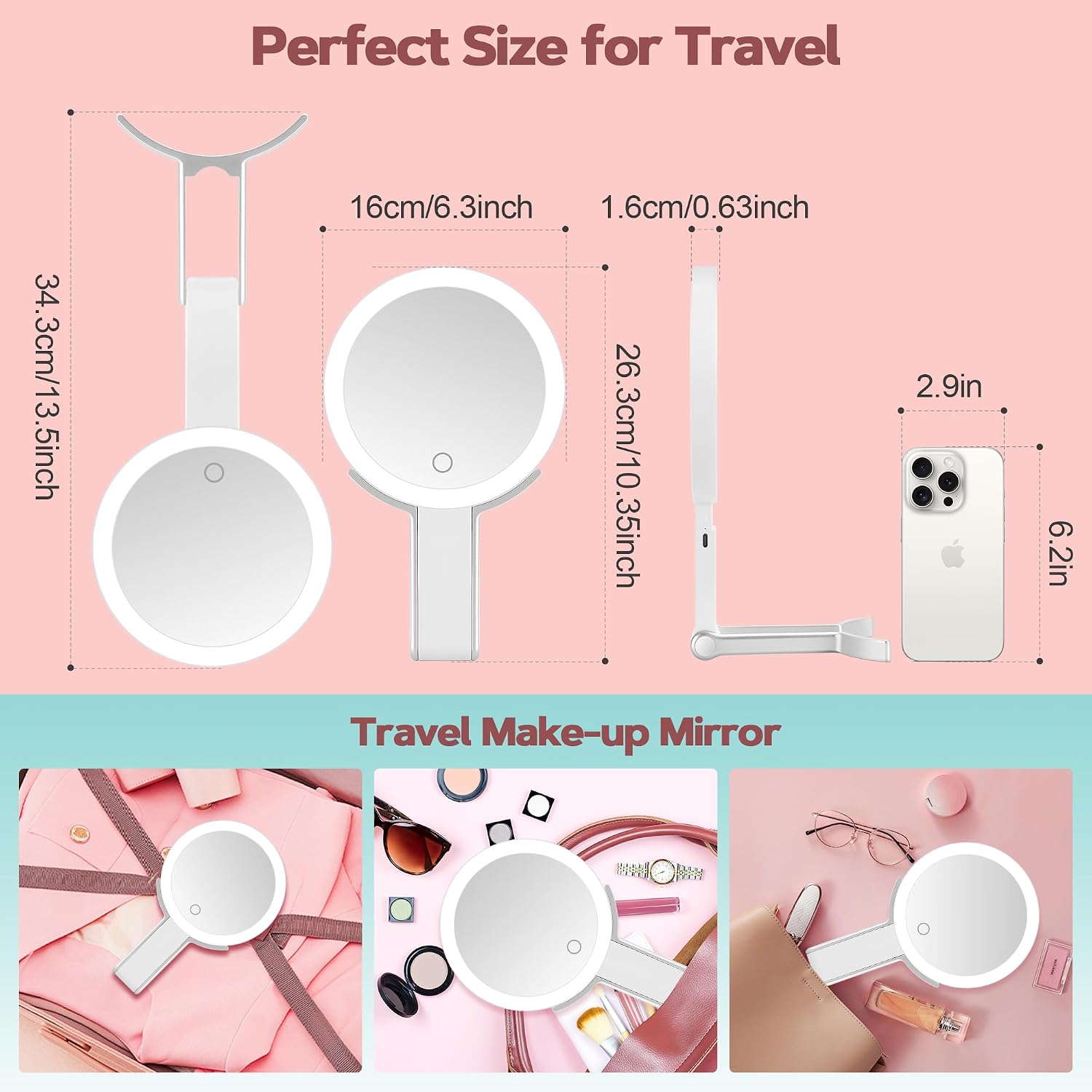 Thumbnail 2 de B Beauty Planet Miroir grossissant avec lumière 30X
