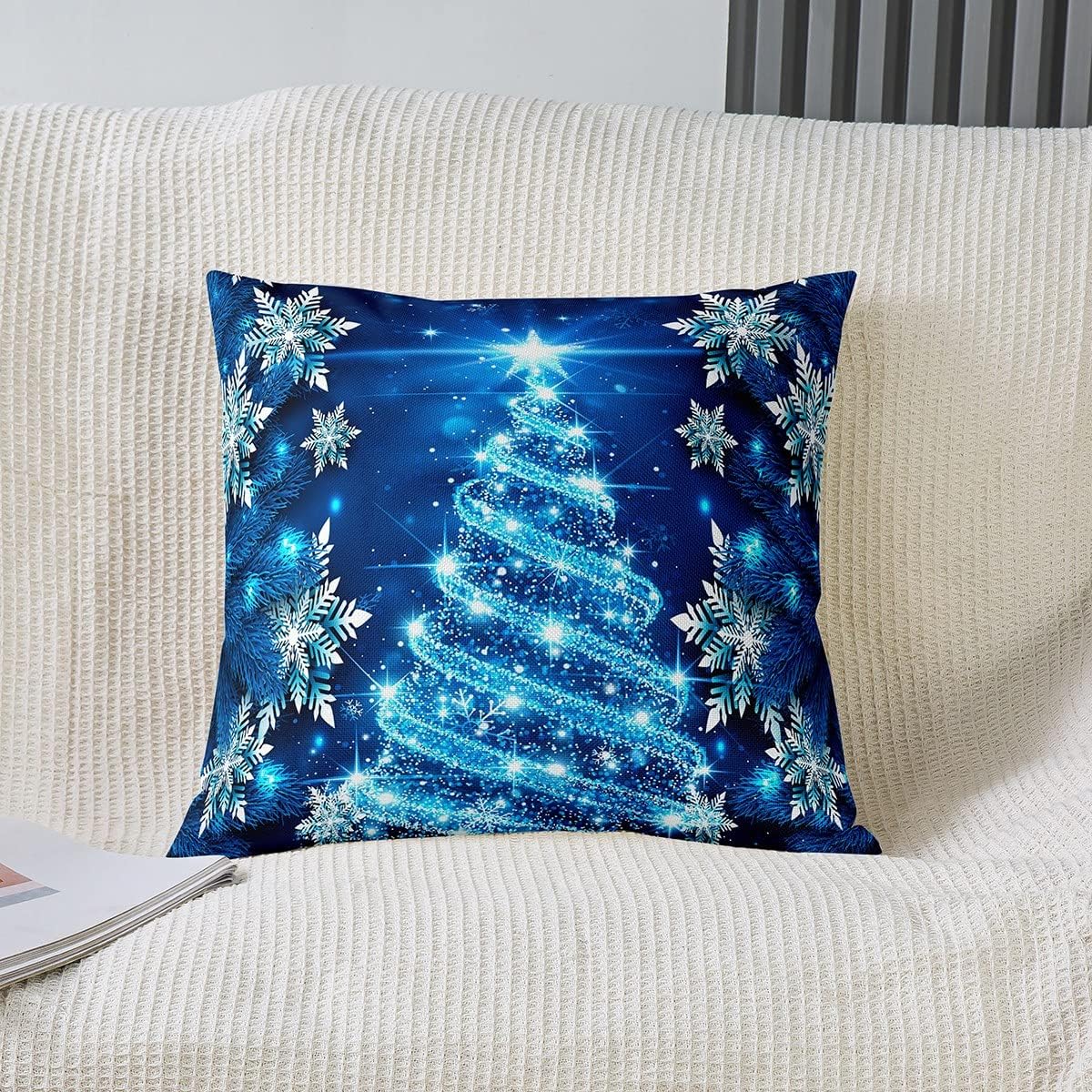 Detalle de Homemissing 20 x 20in Christmas Tree Pillow Cover