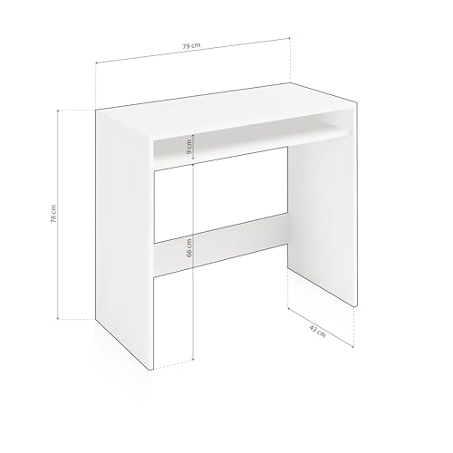 Thumbnail 2 de Habitdesign Escritorio Blanco Alpes para Ordenador 💻