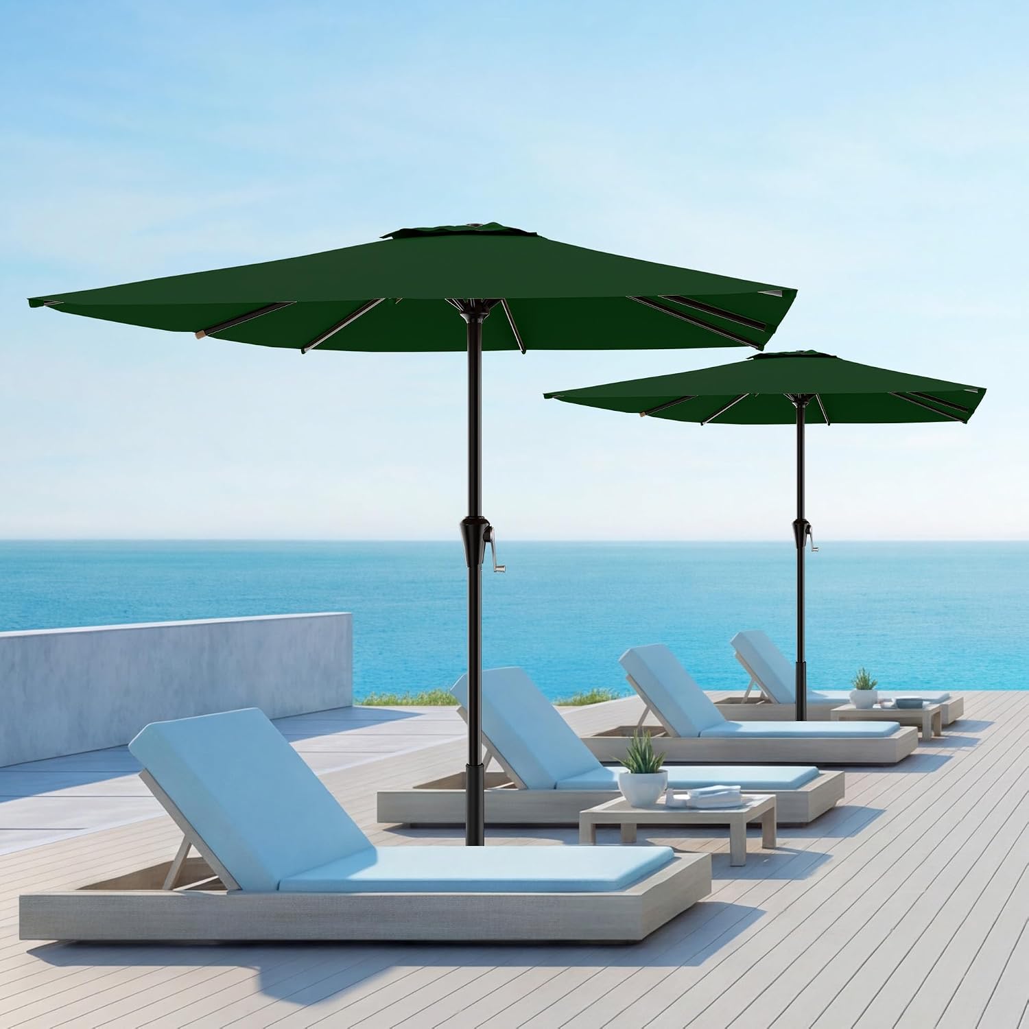 Detalle 2 de AreShark Patio Umbrella, 8' x 10