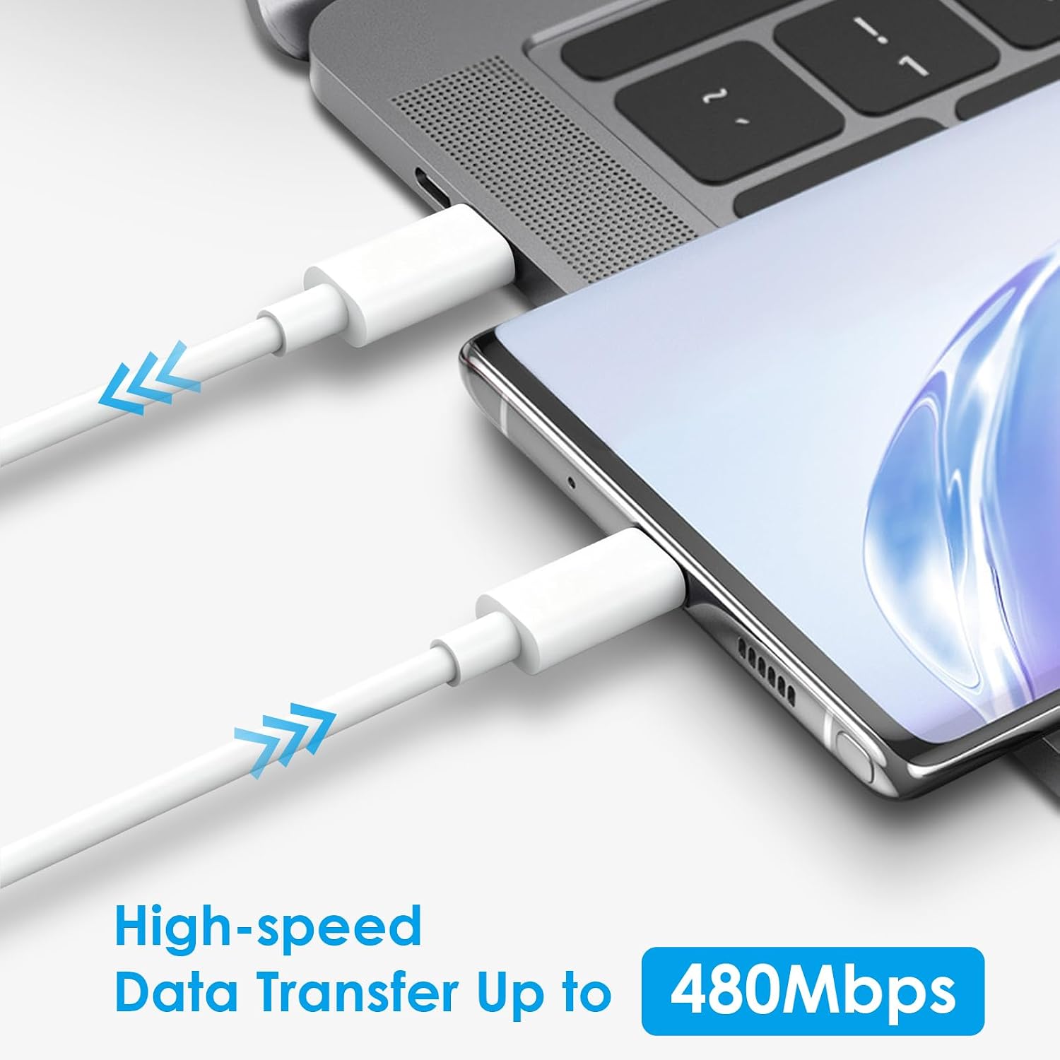 Detalle de CXX EP-TA800 25W USB-C Charger 2-Pack with 6-Foot C-to-C Cables
