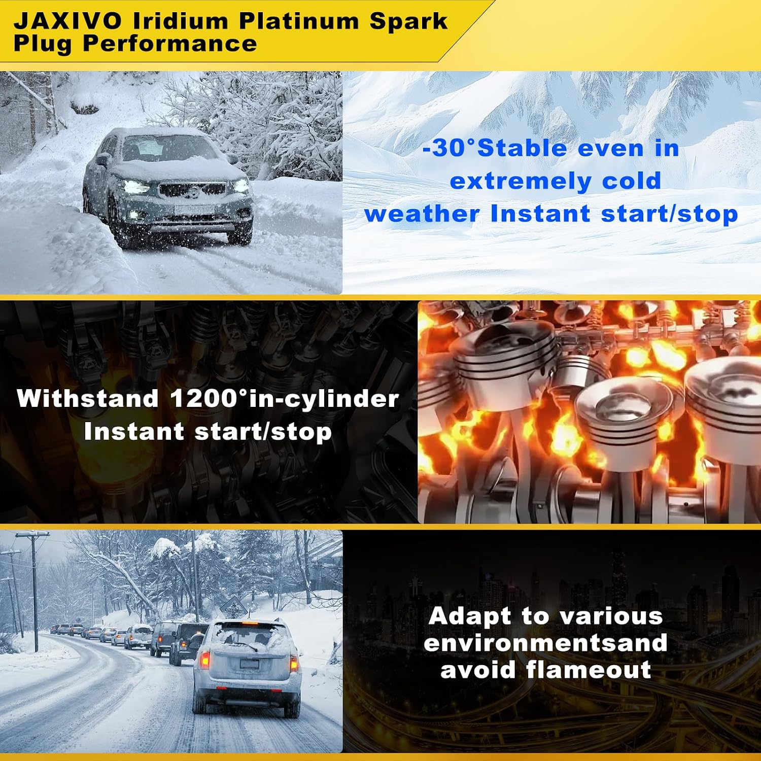 Detalle 2 de Jaxivo Spark Plugs 9029
