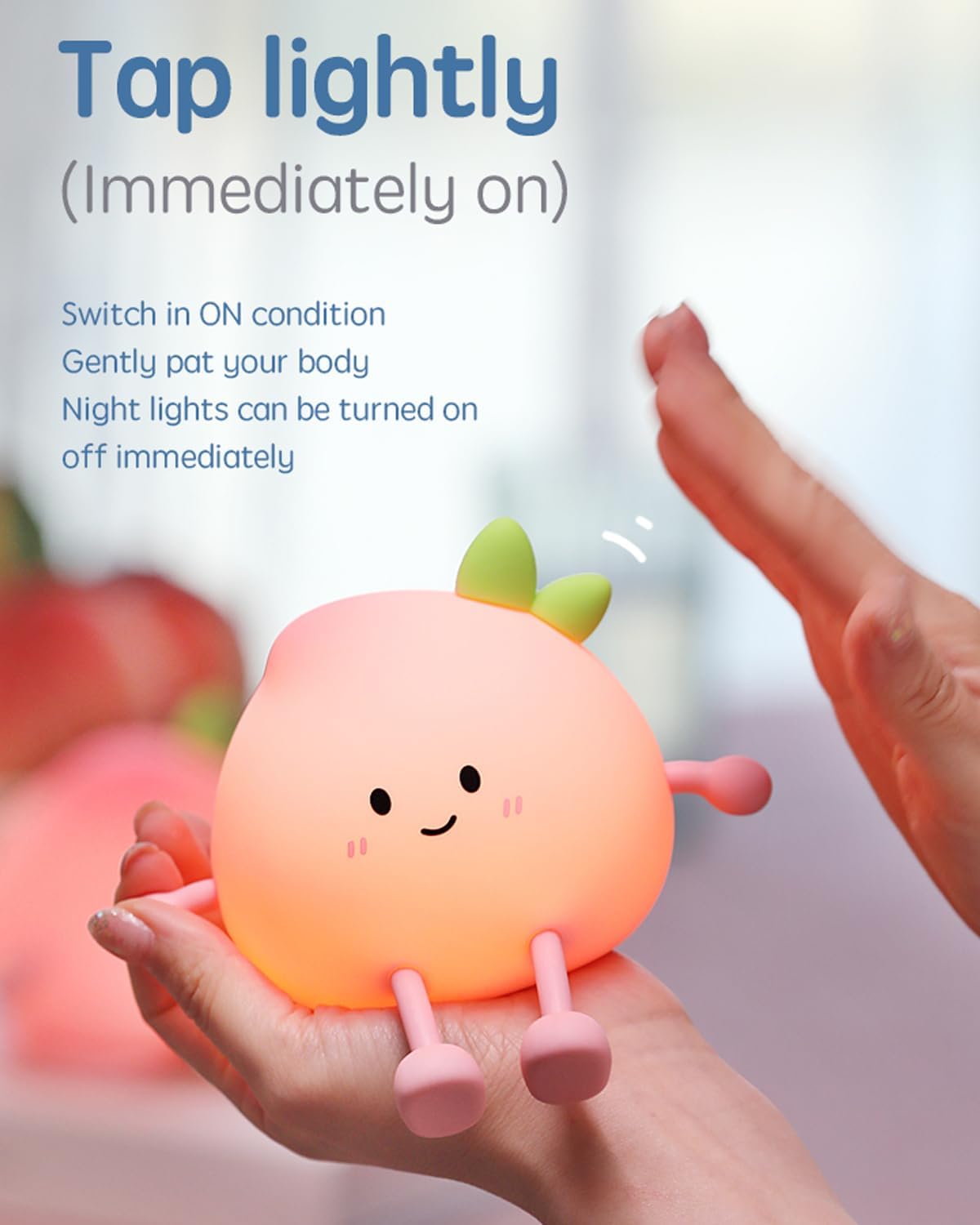 Thumbnail 6 de Wrischan Luz Nocturna Infantil Durazno recargable