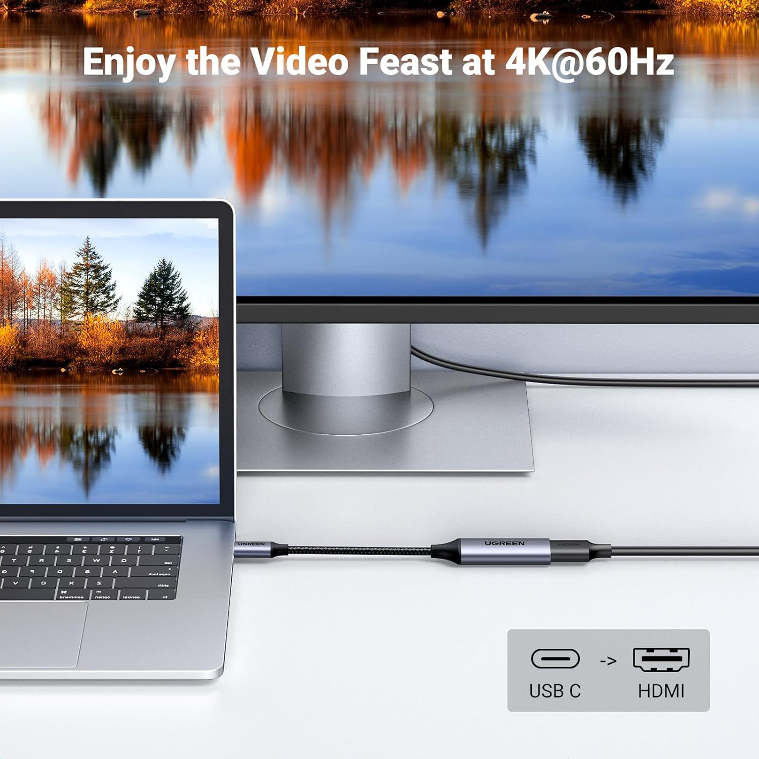 Thumbnail 1 de UGREEN USB C to HDMI Adapter 4K@60Hz