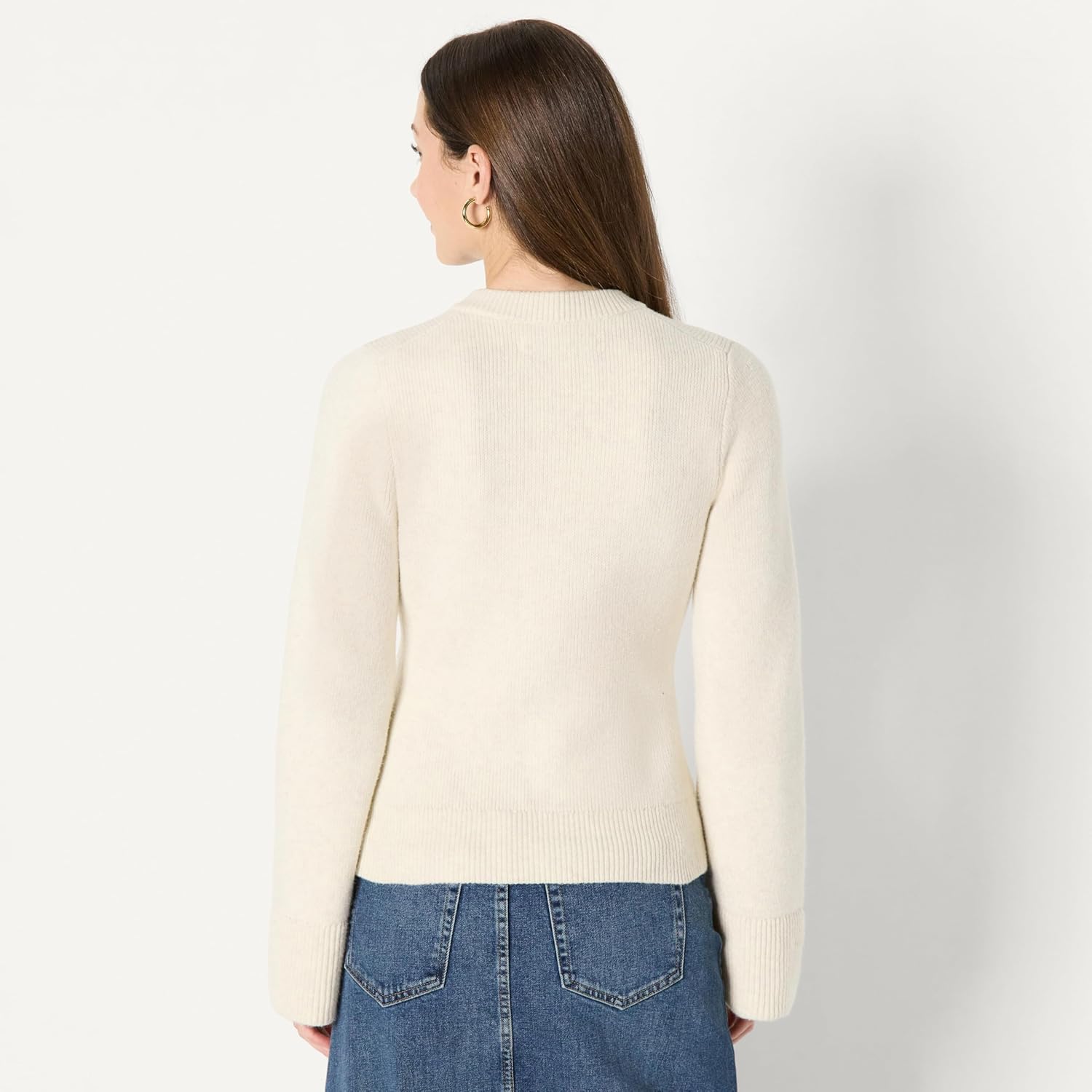 Thumbnail 1 de Amazon Essentials Donna Cardigan a Maniche Lunghe con Maniche a Campana e Vita Sagomata – vestibilità Classica