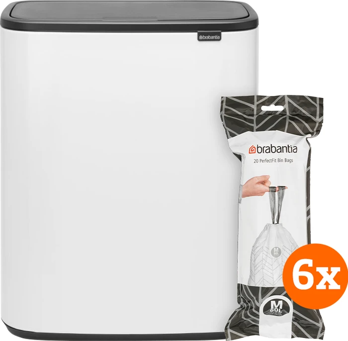 Thumbnail 20 de Brabantia Bo Touch Bin 60 Liter Weiß