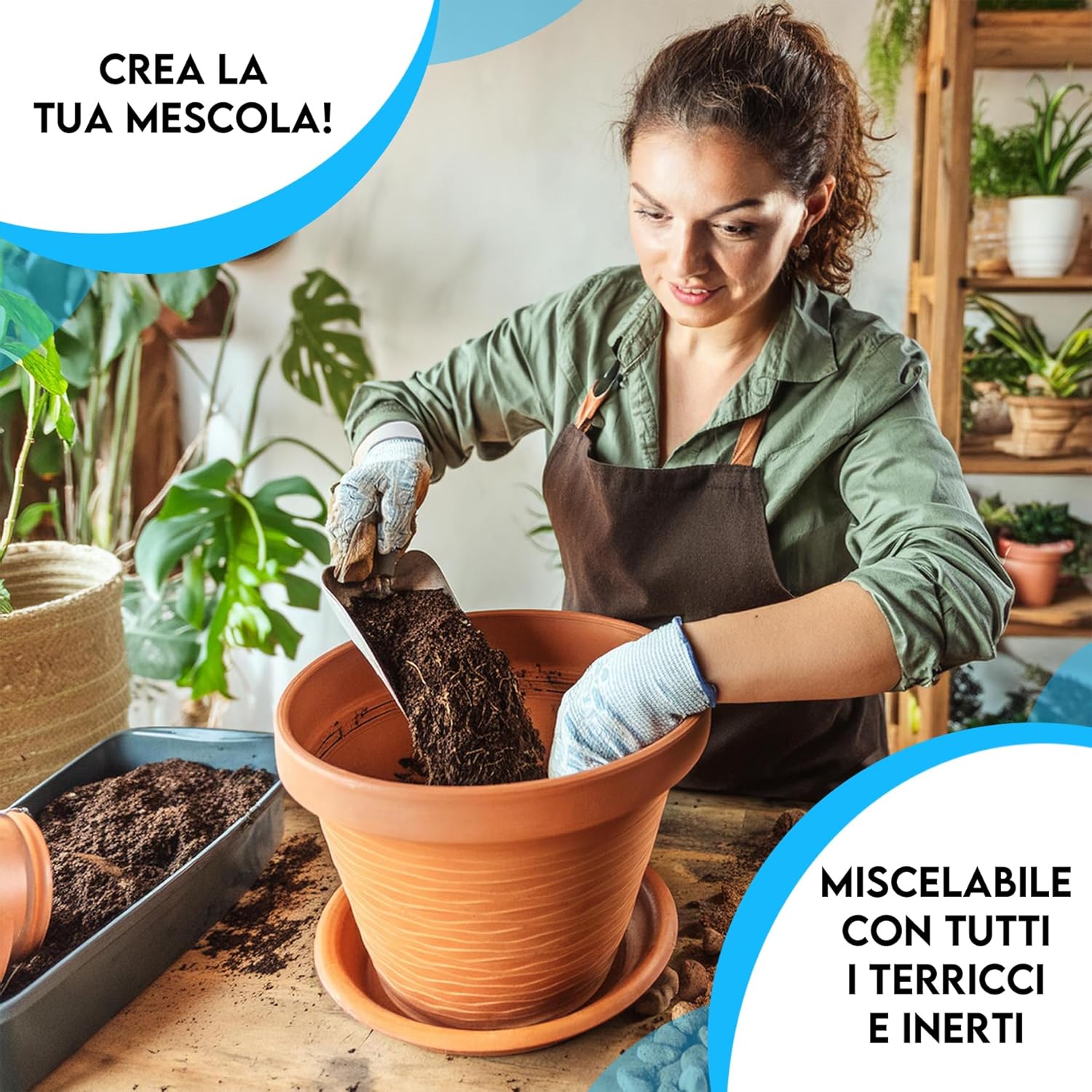 Thumbnail 3 de ZOMA Fibra di cocco per piante di qualità superiore – Terriccio universale 13 Kg per coltivazione idroponica
