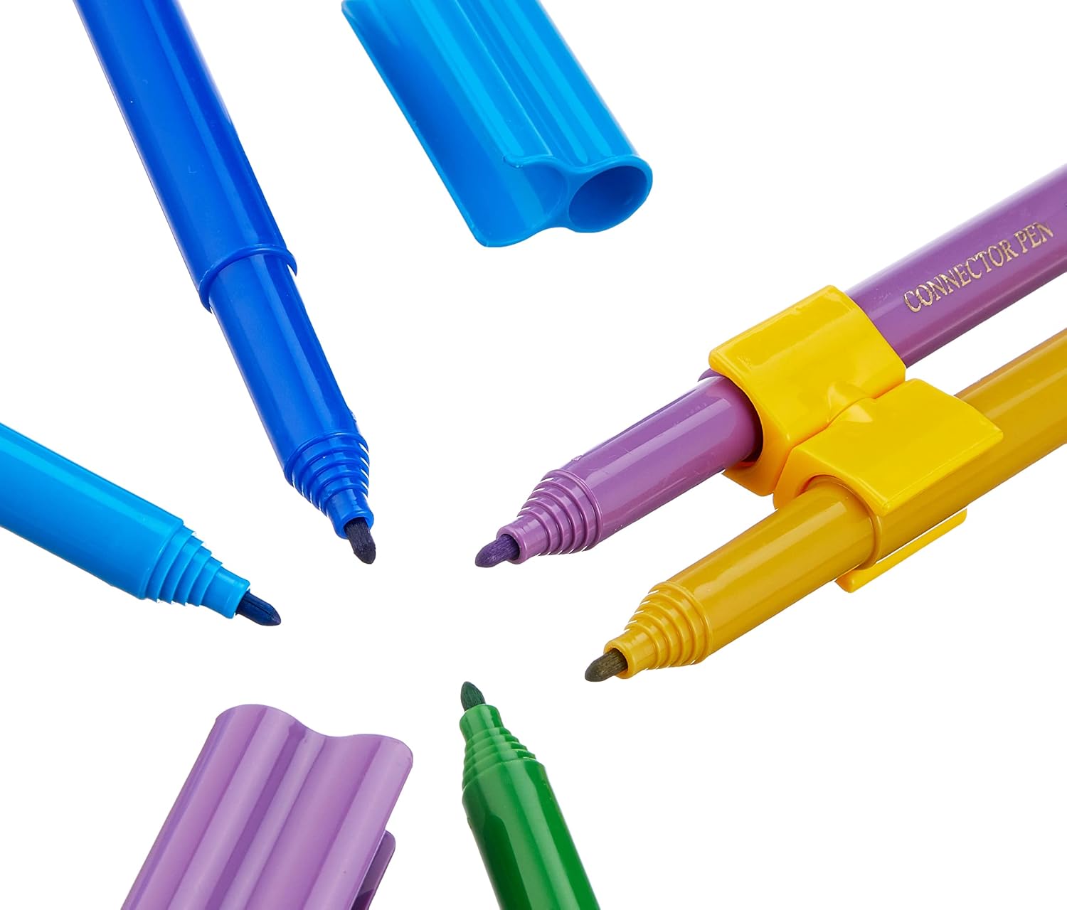Detalle de Faber-Castell 155533 – Set de 33 feutres Connector Truck en boîte métallique