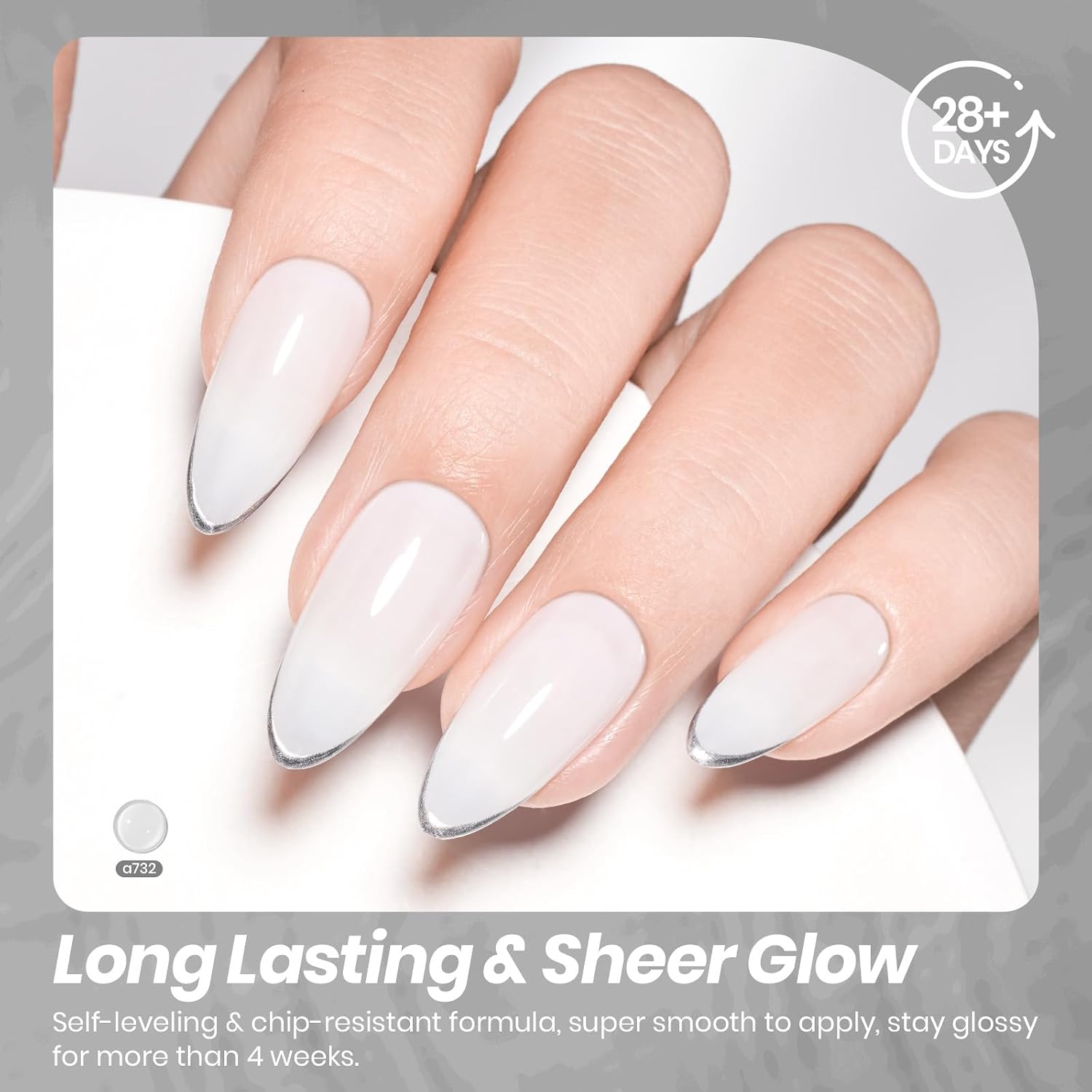 Thumbnail 4 de Beetles Milky White Gel Nail Polish 15ml ๐