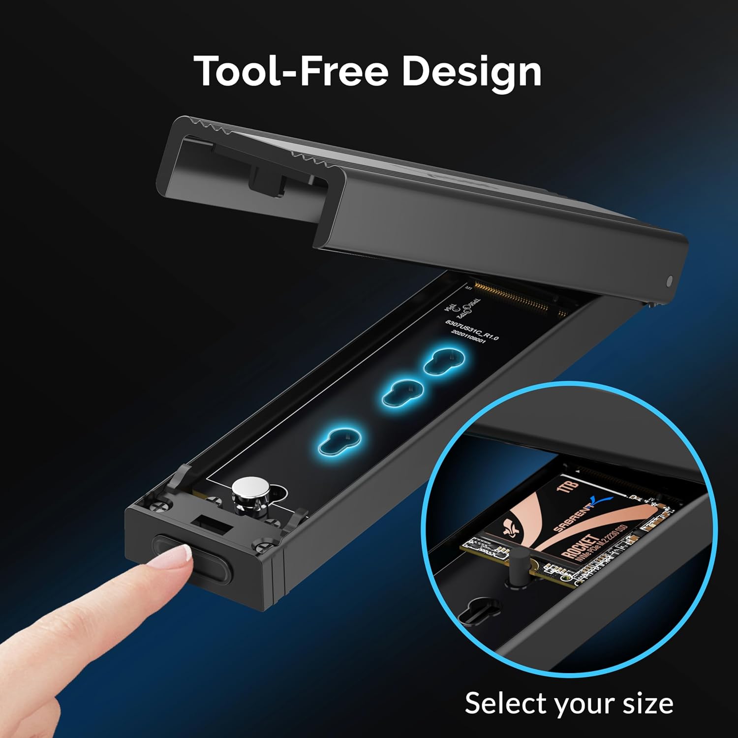 Thumbnail 4 de Sabrent M.2 NVMe Enclosure EC-SNVE