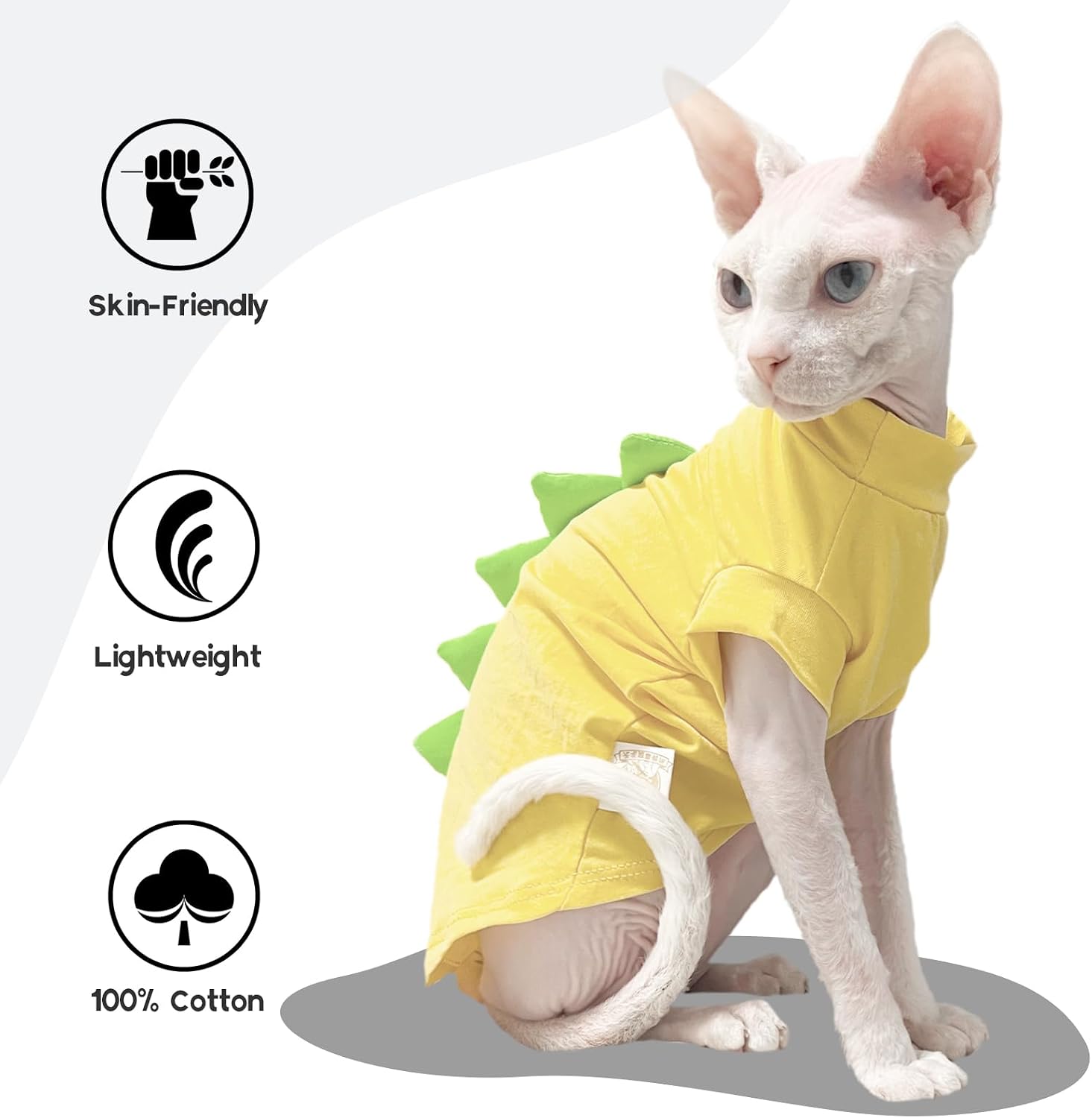 Detalle de QBLEEV Cat Shirt, Cotton