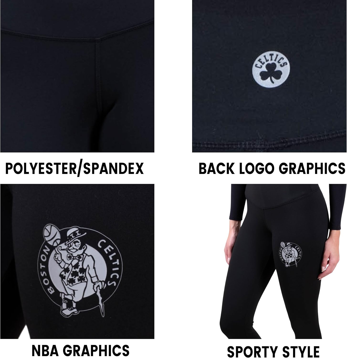 Thumbnail 3 de Ultra Game Women’s NBA Official Super Soft Lightweight Leggings (Fitness, Yoga, Active Pants)