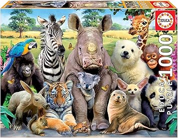 Detalle de Educa - Puzzle 1000 Piezas Selfies: Diversión para Adultos 🧩