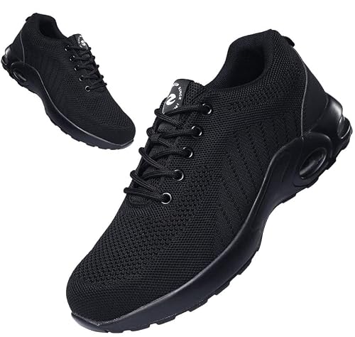 Detalle de ziitop Chaussures de sécurité, embout en acier et semelle Kevlar, noires