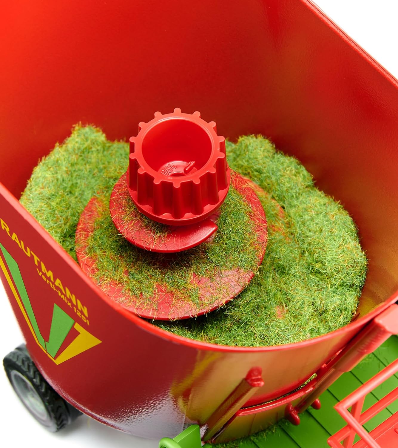 Thumbnail 2 de siku 2450 Strautmann Futtermischwagen (1:32) – rot, Metall/Kunststoff mit beweglichem Futtermischer