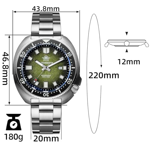 Detalle 2 de ADDIESDIVE AD2511 200m reloj de buceo
