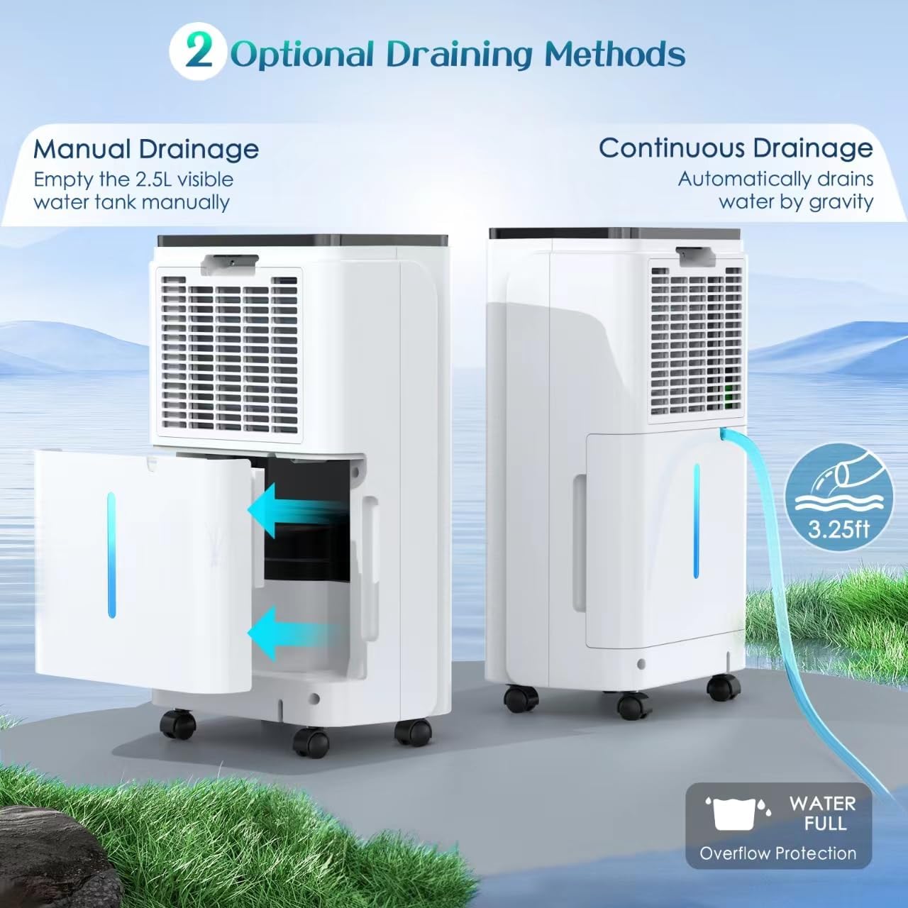 Detalle de Dehumidifier 12L/day with 2.5L tank