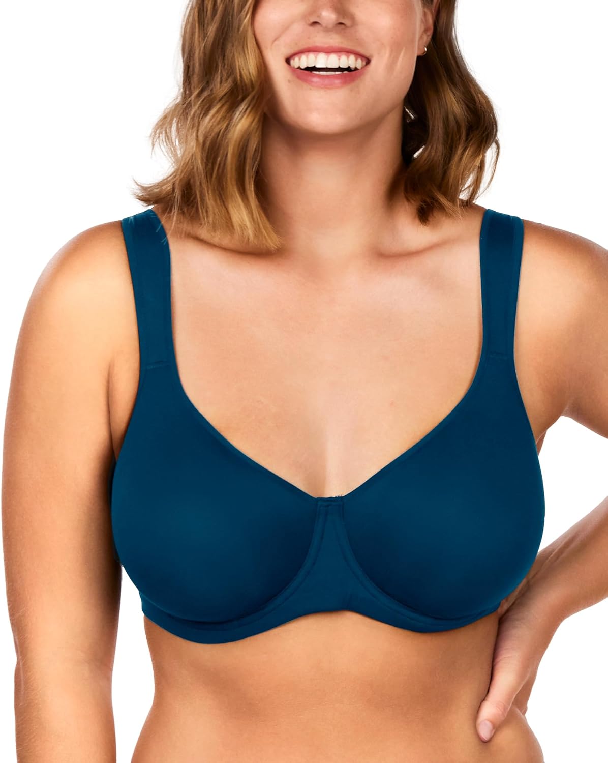 Thumbnail 1 de HSIA Minimizer Full Coverage T-Shirt Bra with Unlined Cups (Plus Size, Underwire, Seamless) by Joan Ultimate Soft