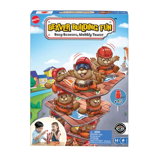 Detalle de Mattel Games Castores Constructores juego de mesa familiar para +6 años 🎲