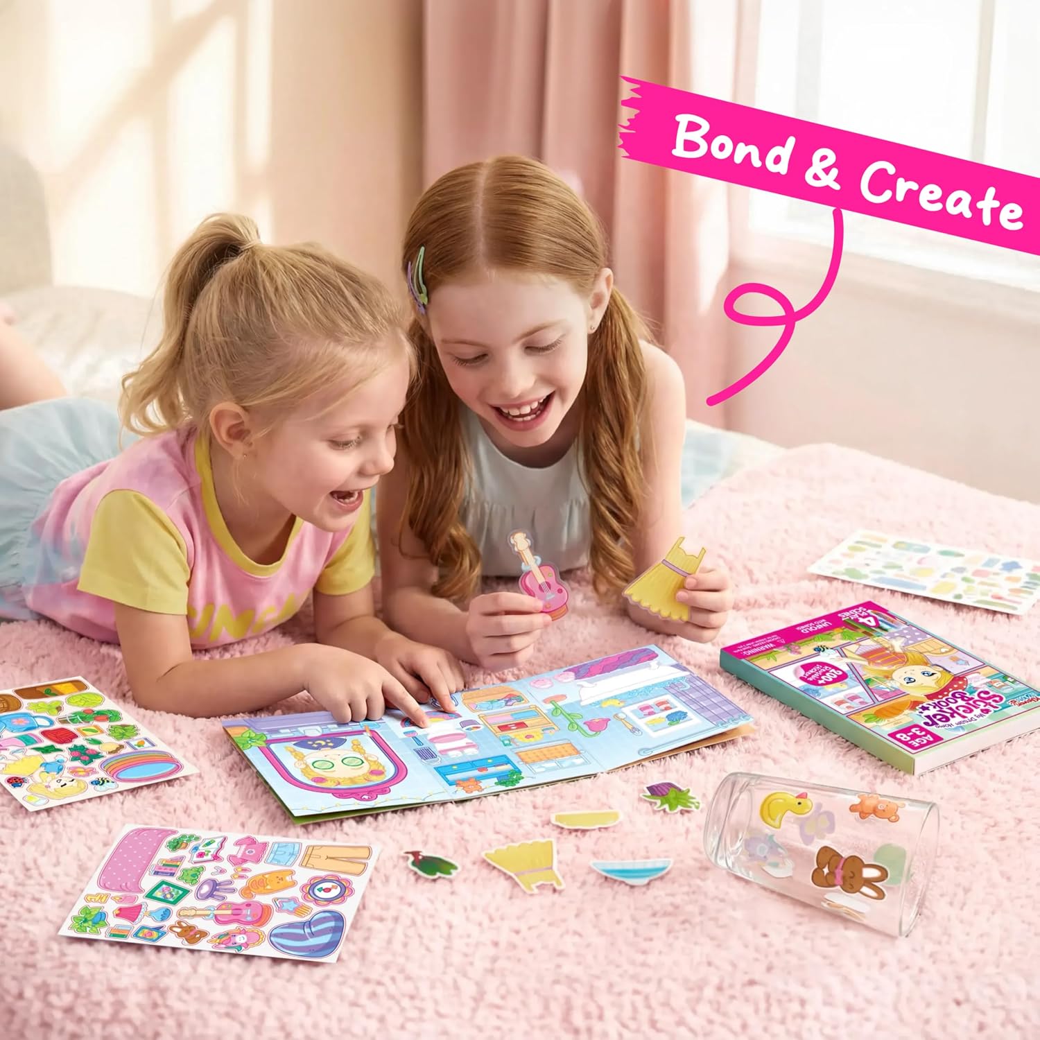 Detalle 2 de Klever Kits Reusable Sticker Book: My Dream Home with 200+ Washable Stickers