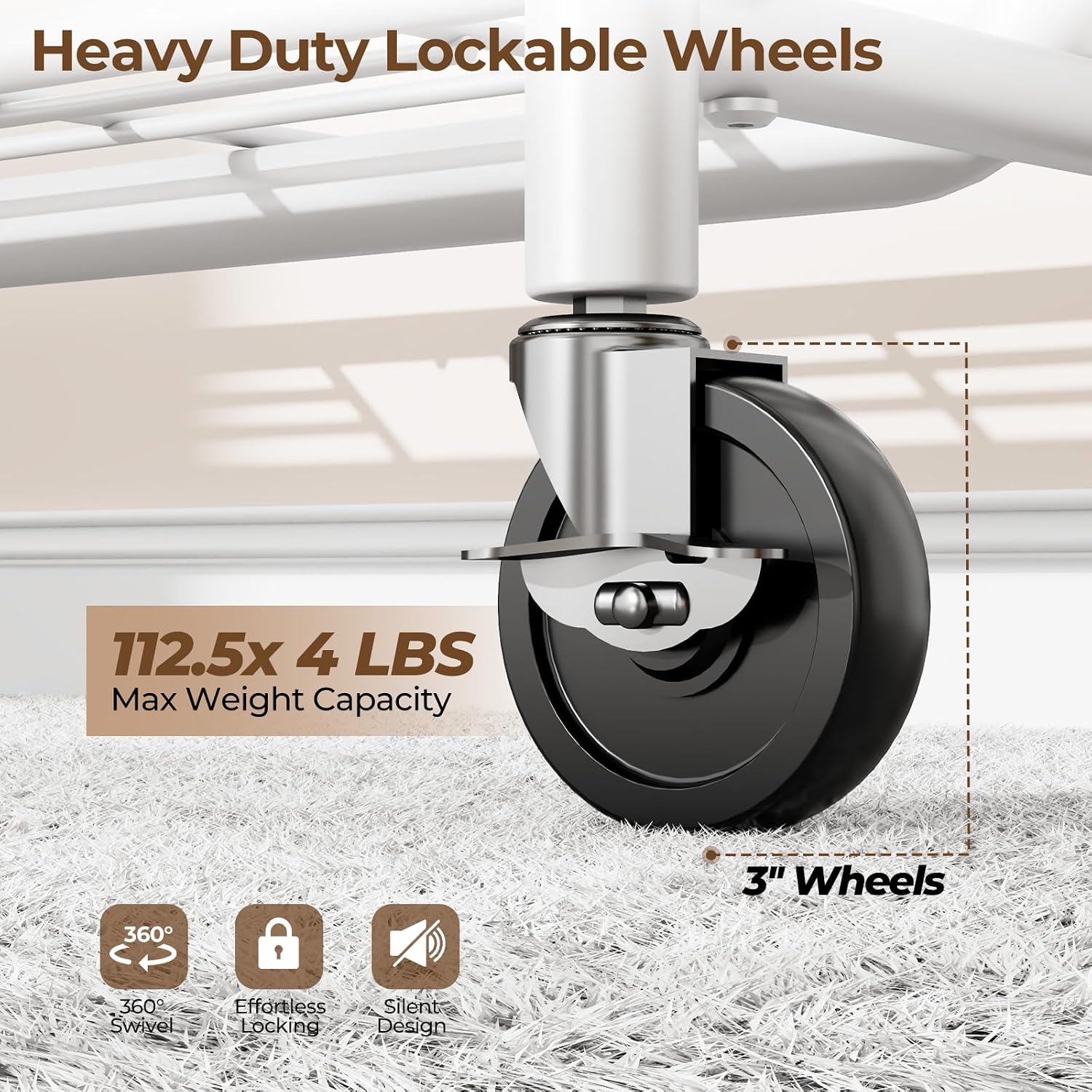 Thumbnail 4 de HYSEYY Heavy Duty Clothes Rack 450 lbs