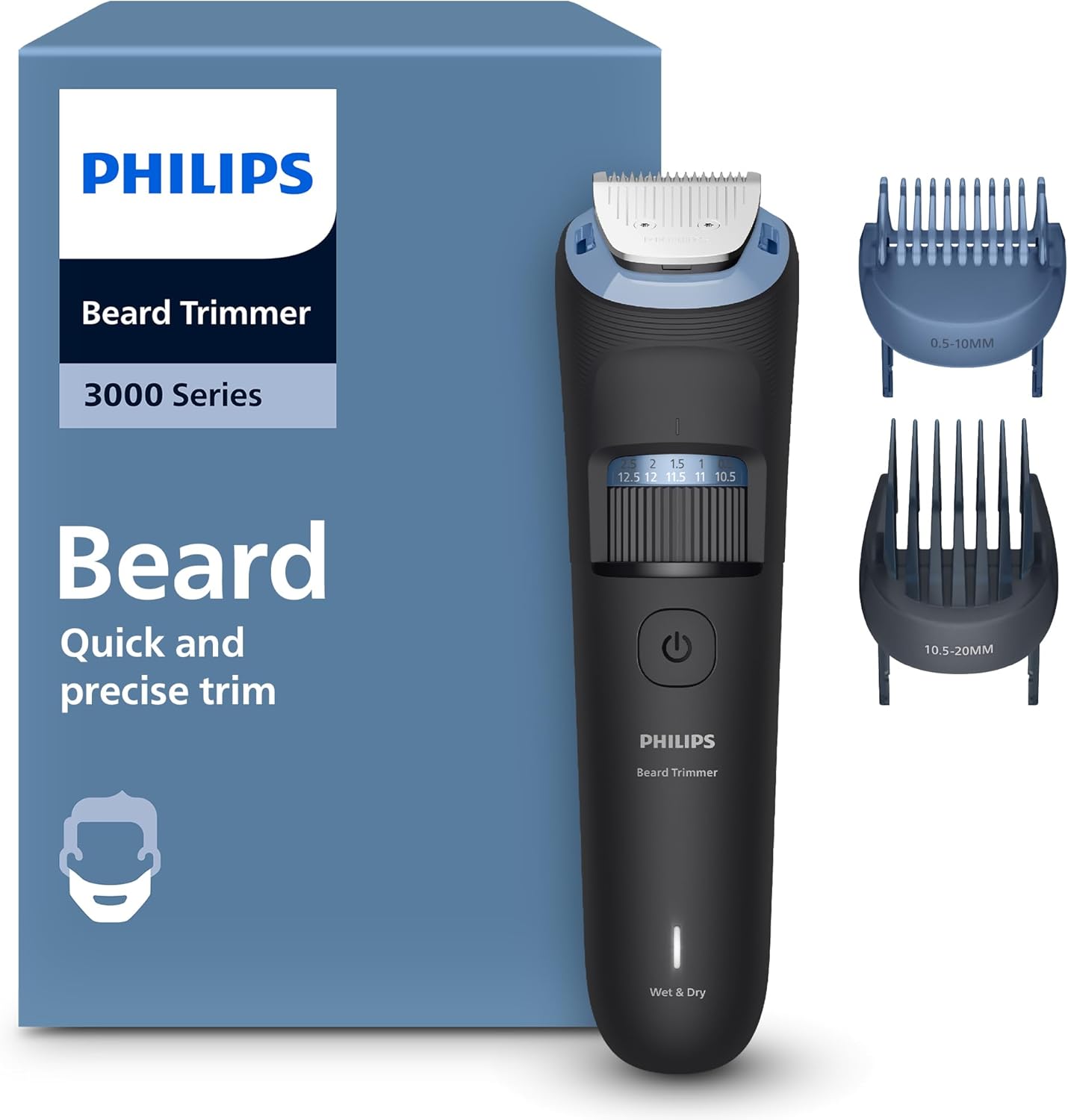 Detalle de Philips Tondeuse barbe série 3000 BT3660/15