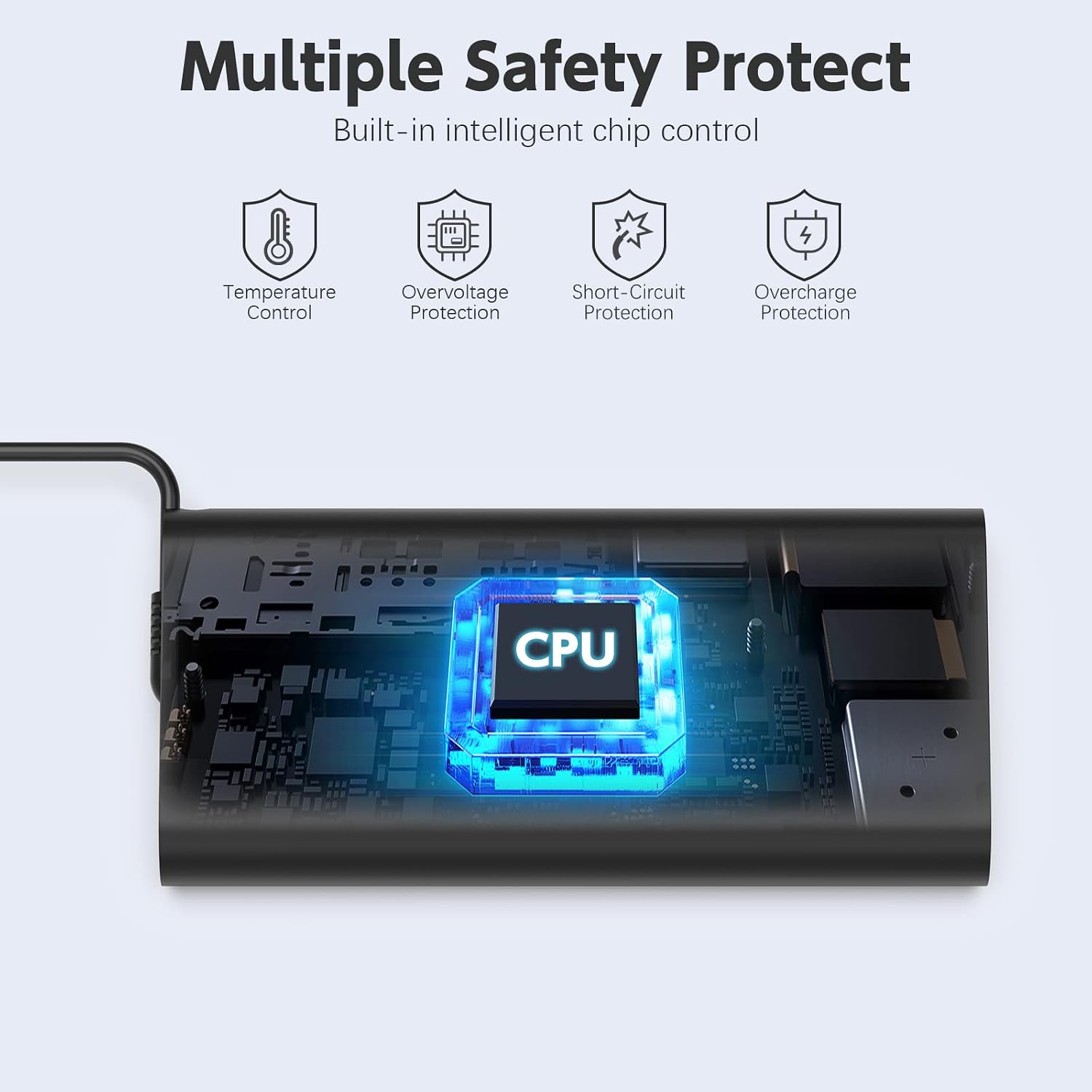 Detalle 2 de 150-W HP Laptop Netzteil 19,5V 7,7A (4,5×3,0 mm, blau) für Omen / Pavilion Gaming / ZBook Studio