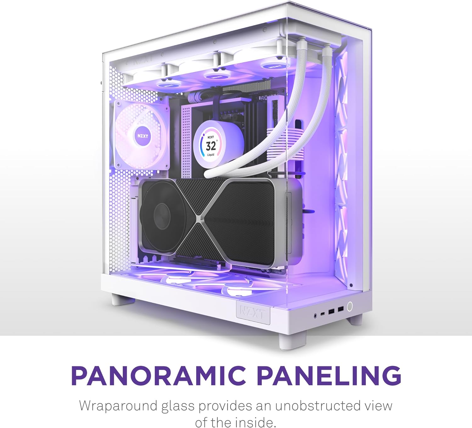 Detalle de NZXT H6 Flow RGB Gehäuse Mid-Tower