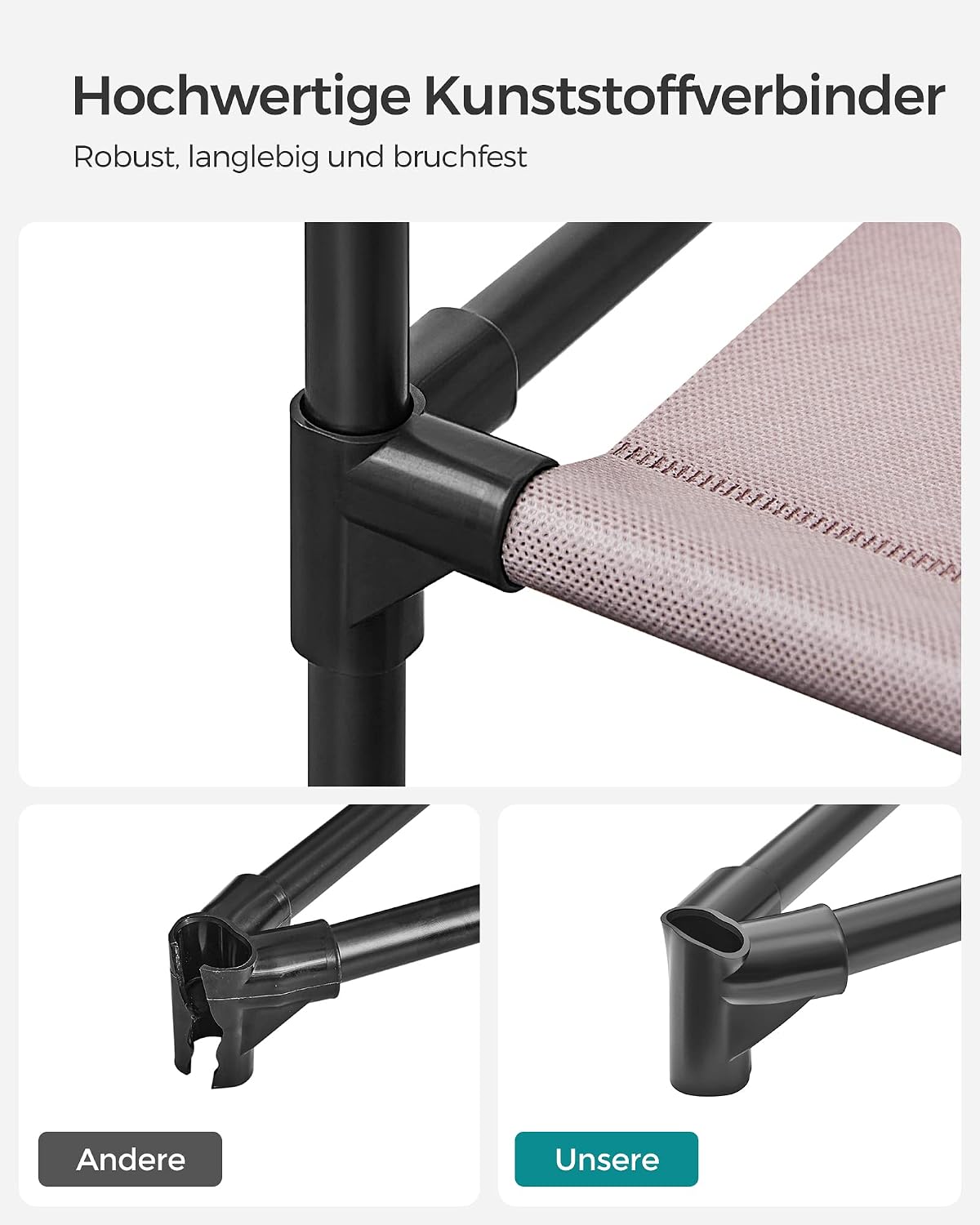 Thumbnail 6 de Songmics LSF003P02 Stoff-Kleiderschrank 45 x 150 x 175 cm