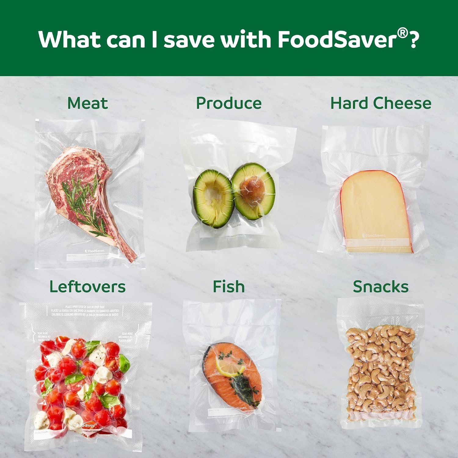 Detalle de FoodSaver V4400 2-in-1 Vacuum Sealer Machine with Automatic Bag Detection and Starter Kit