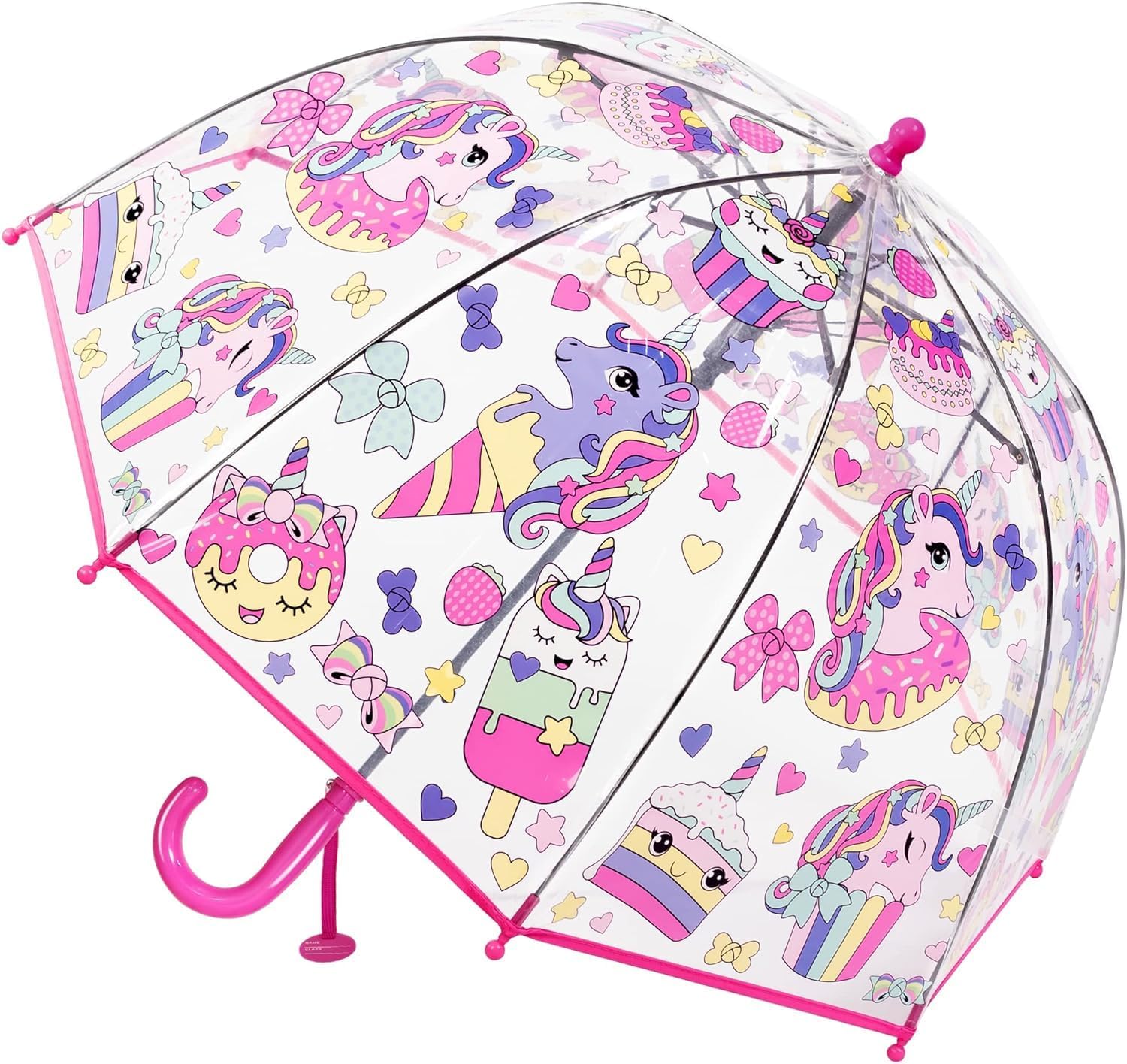 Thumbnail 6 de Kids Clear Bubble Umbrella: Transparent Canopy for Safe, Easy Walking