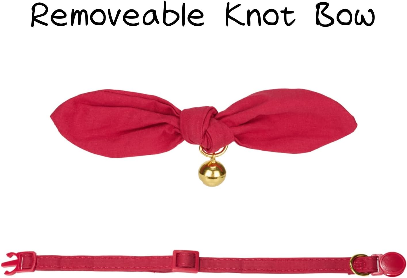 Thumbnail 3 de Cat Collars Cotton Bowtie Duo 19–28 cm
