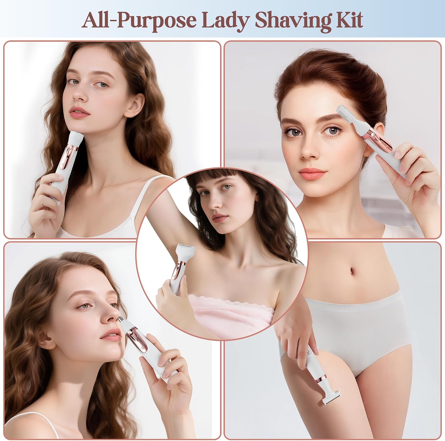 Thumbnail 3 de BarberBoss Rasoir électrique 5-en-1 femme QR-8005
