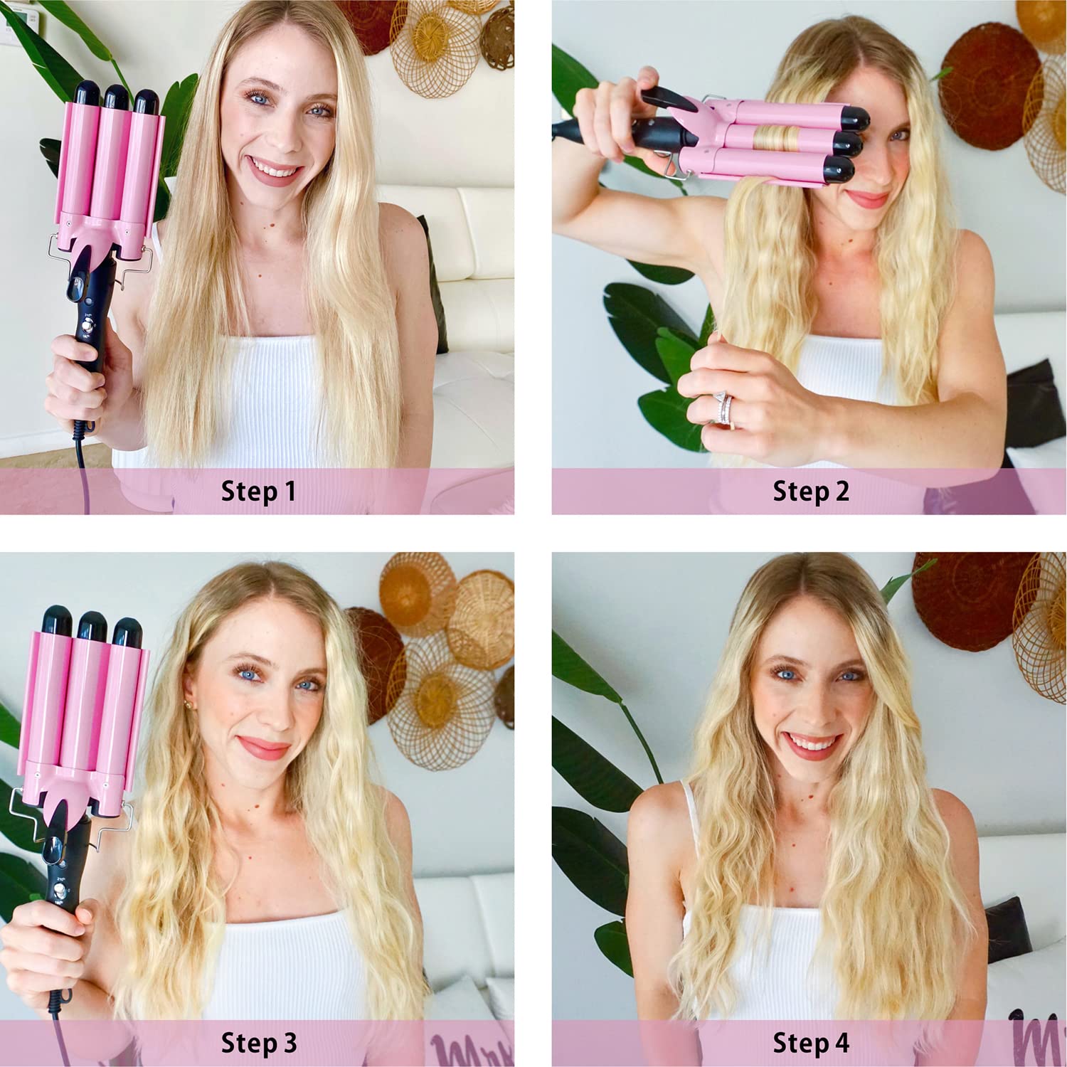 Detalle 2 de TOP4EVER 3-Barrel Curling Iron