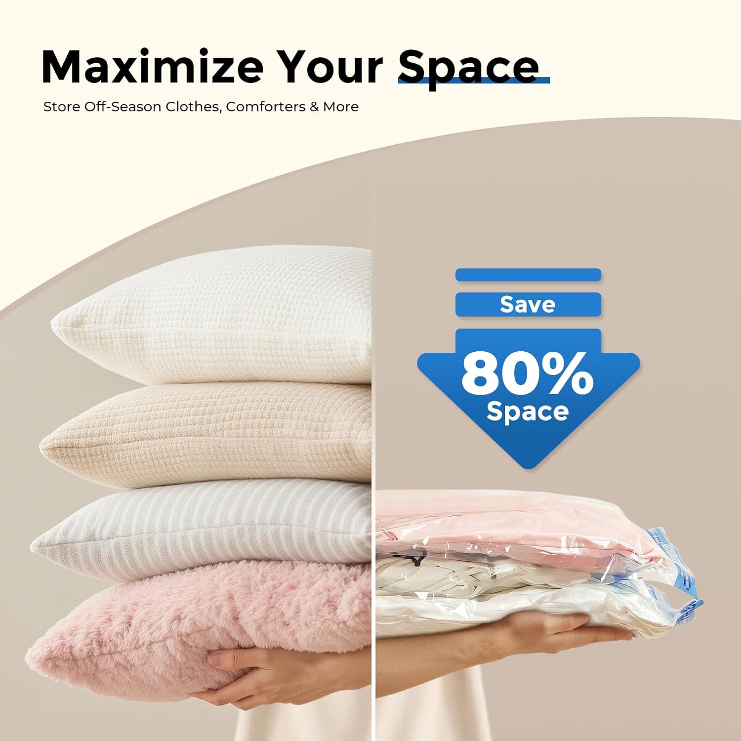 Thumbnail 1 de ETENWOLF 12-Pack Vacuum Storage Bags with Rechargeable Wireless Pump