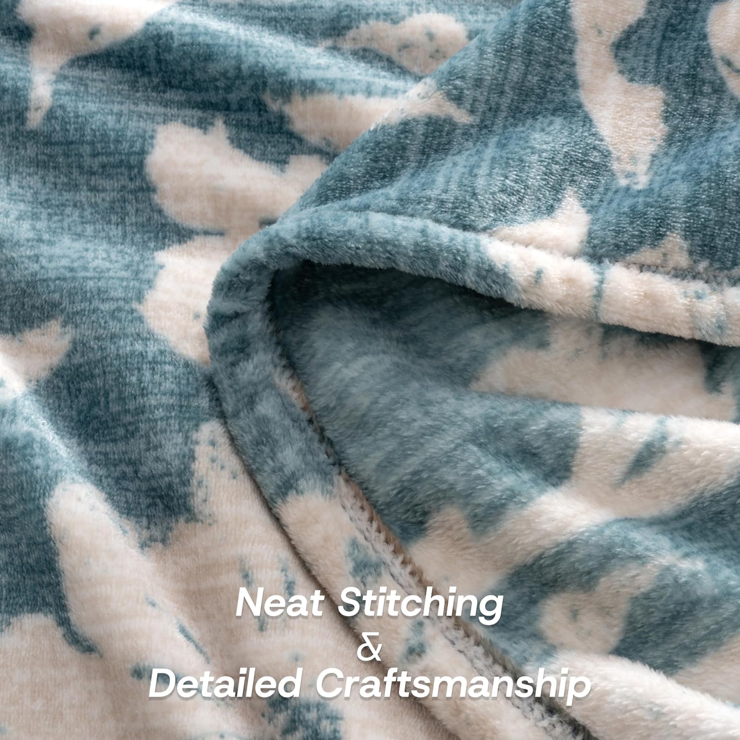 Thumbnail 4 de Luxury Printed Fleece Warm Blanket 70×90 Inches 🛋