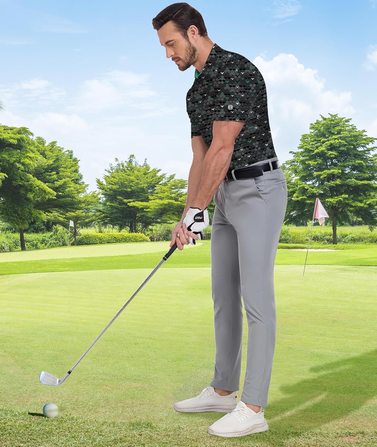 Detalle de ZITY Golf Polo Shirt Moisture Wicking
