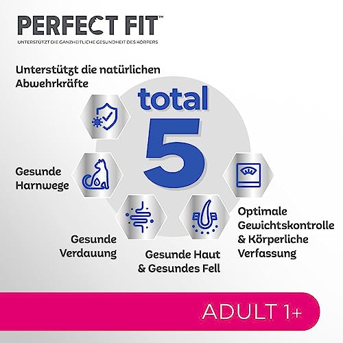 Thumbnail 7 de PERFECT FIT Adult 1+ Trockenfutter für Katzen 7 kg Rind – Ausgewogene Ernährung für Haut, Fell und Verdauung